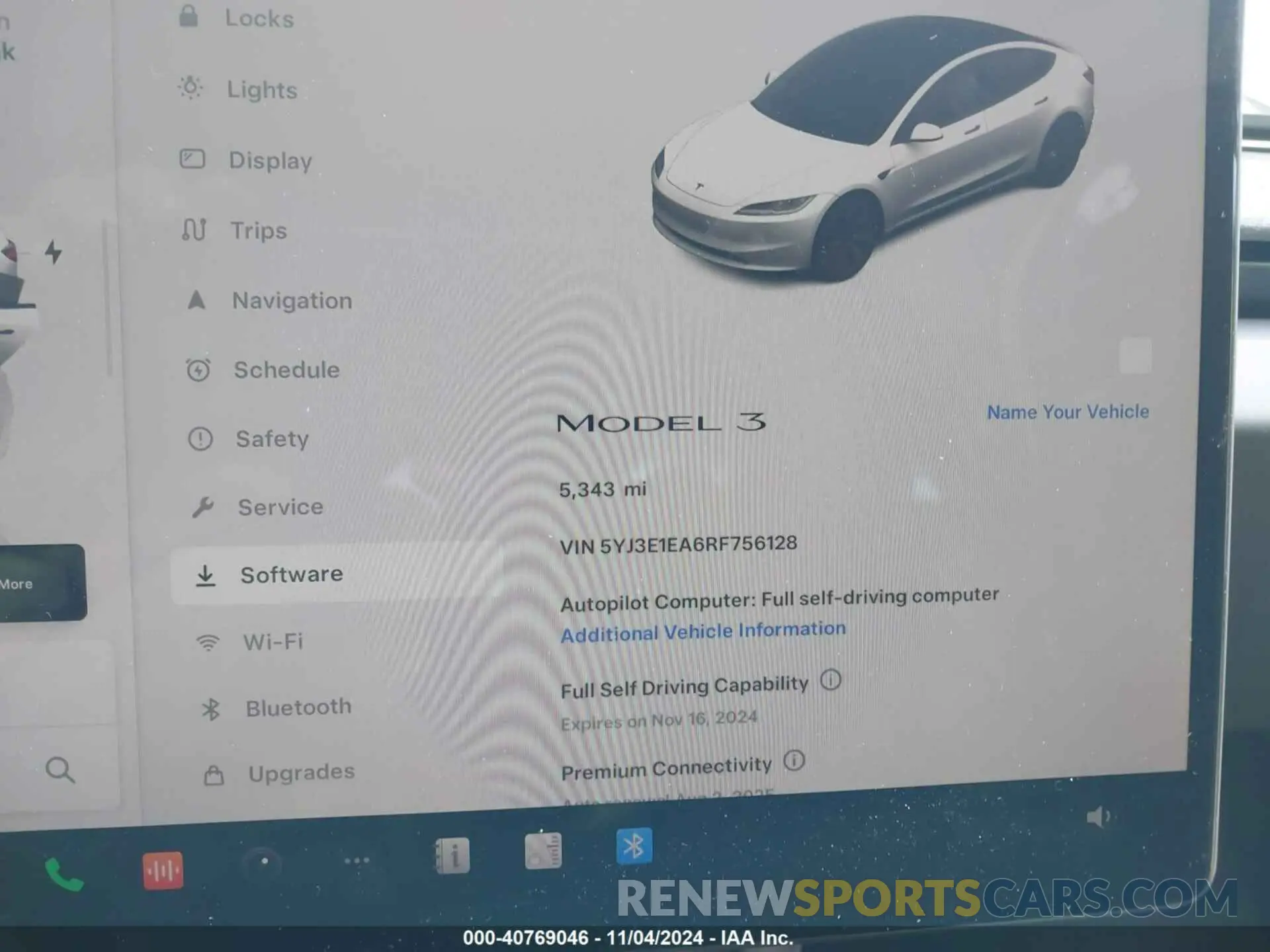 14 fotografías del automóvil dañado 5YJ3E1EA6RF756128 TESLA MODEL 3 2024