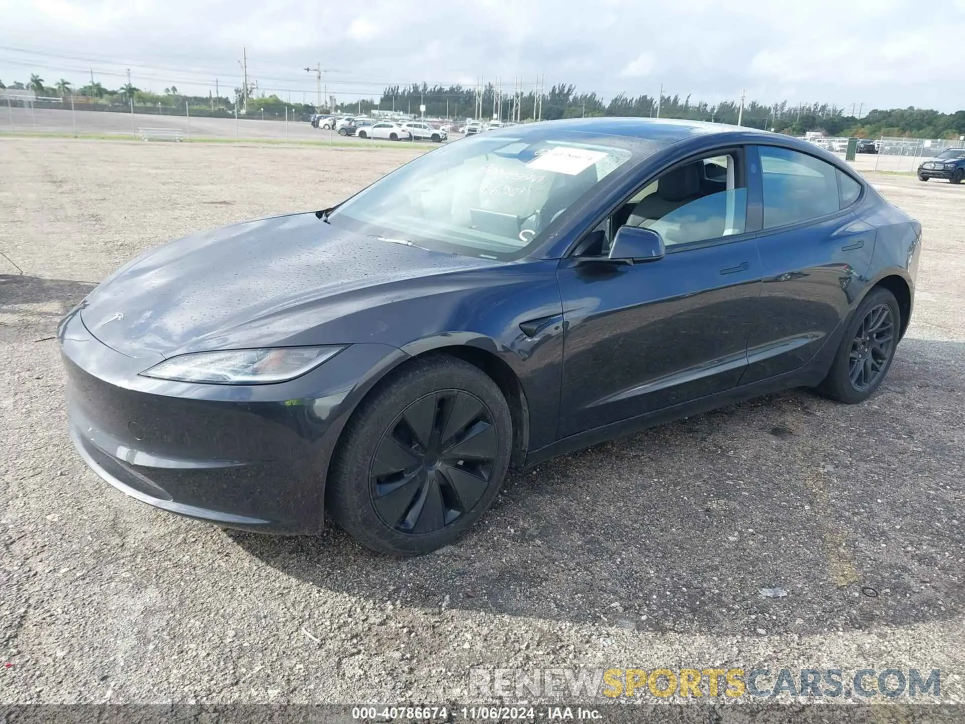 2 fotografías del automóvil dañado 5YJ3E1EA6RF756503 TESLA MODEL 3 2024