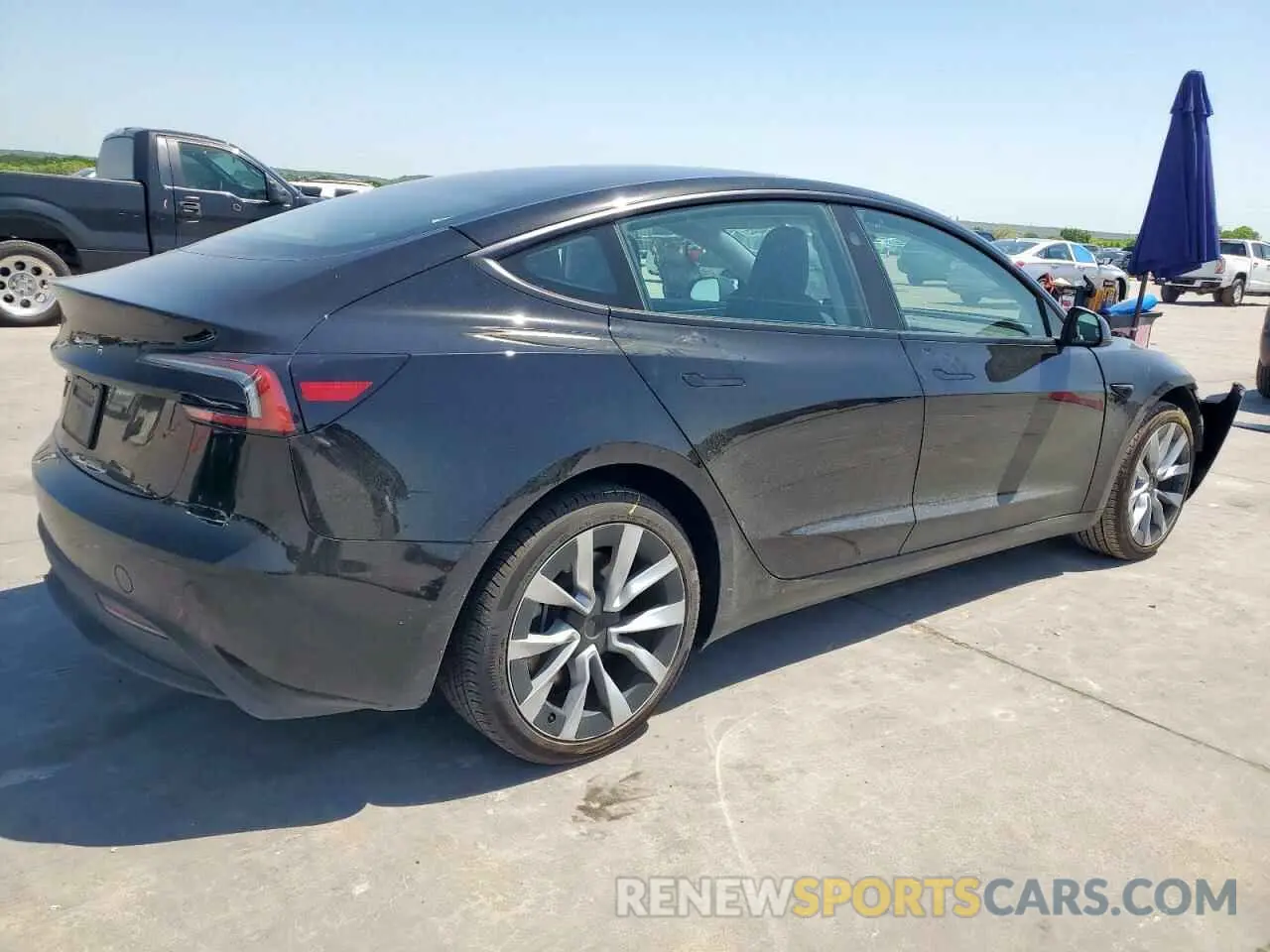 3 fotografías del automóvil dañado 5YJ3E1EA6RF761197 TESLA MODEL 3 2024
