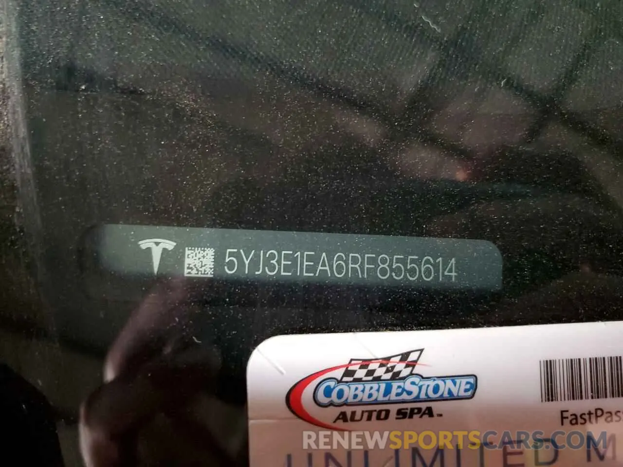 13 fotografías del automóvil dañado 5YJ3E1EA6RF855614 TESLA MODEL 3 2024