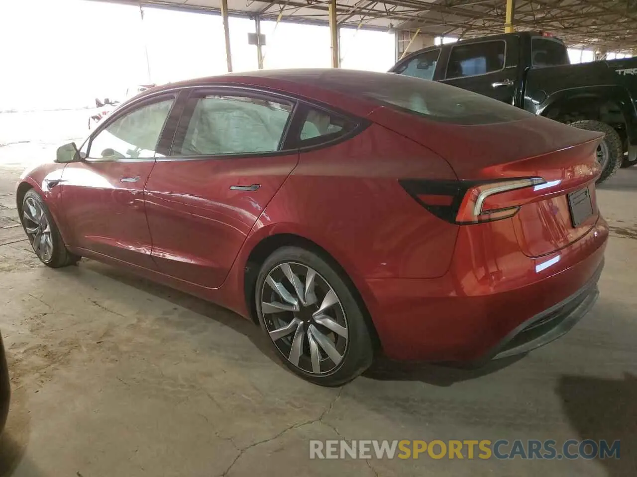 2 fotografías del automóvil dañado 5YJ3E1EA6RF855614 TESLA MODEL 3 2024