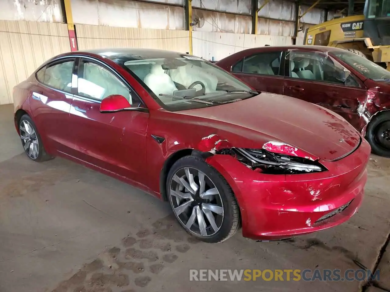 4 fotografías del automóvil dañado 5YJ3E1EA6RF855614 TESLA MODEL 3 2024