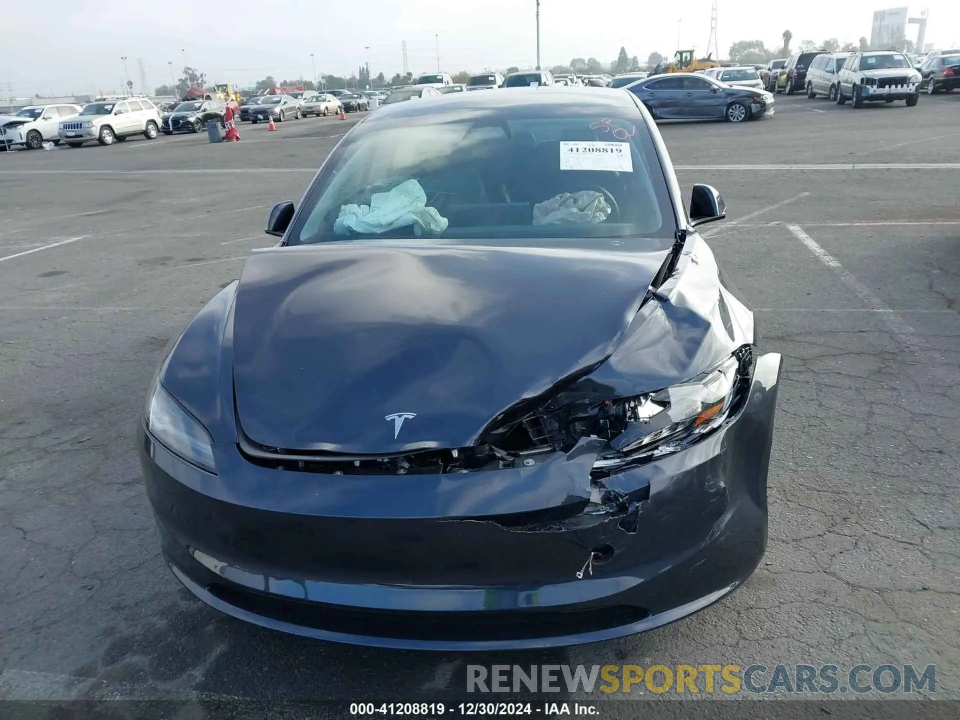 11 fotografías del automóvil dañado 5YJ3E1EA6RF857492 TESLA MODEL 3 2024