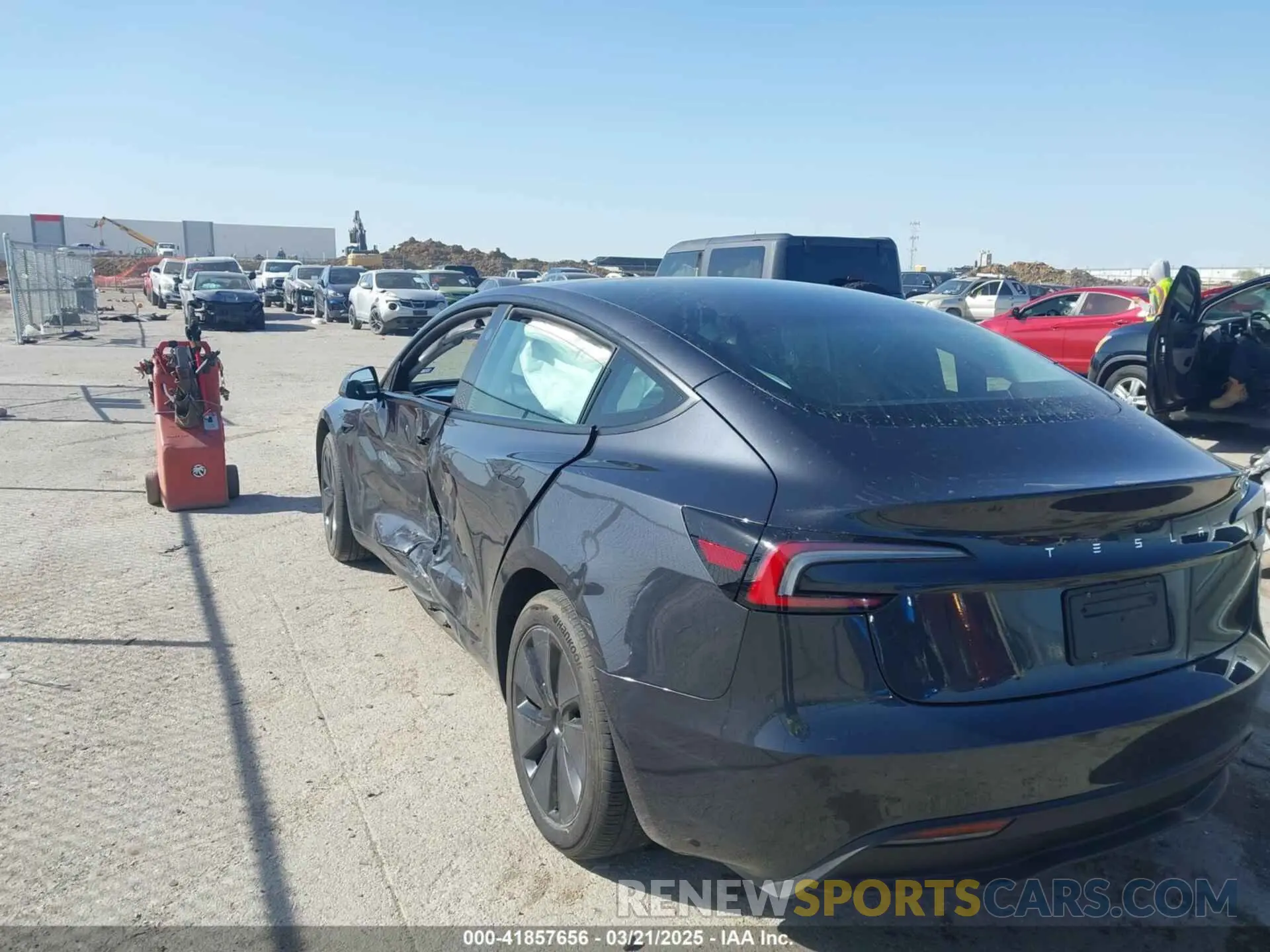 3 fotografías del automóvil dañado 5YJ3E1EA7RF721467 TESLA MODEL 3 2024