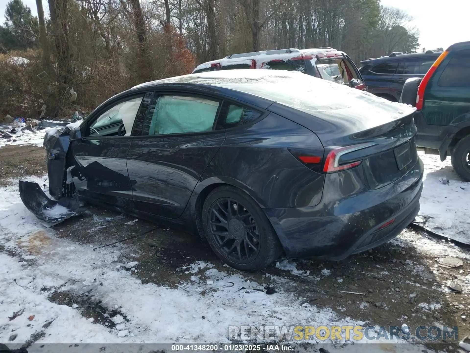 15 fotografías del automóvil dañado 5YJ3E1EA7RF735871 TESLA MODEL 3 2024