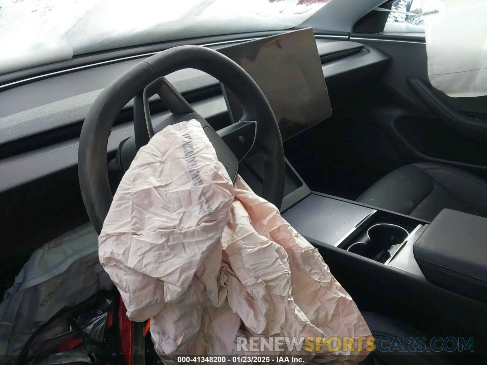 5 fotografías del automóvil dañado 5YJ3E1EA7RF735871 TESLA MODEL 3 2024