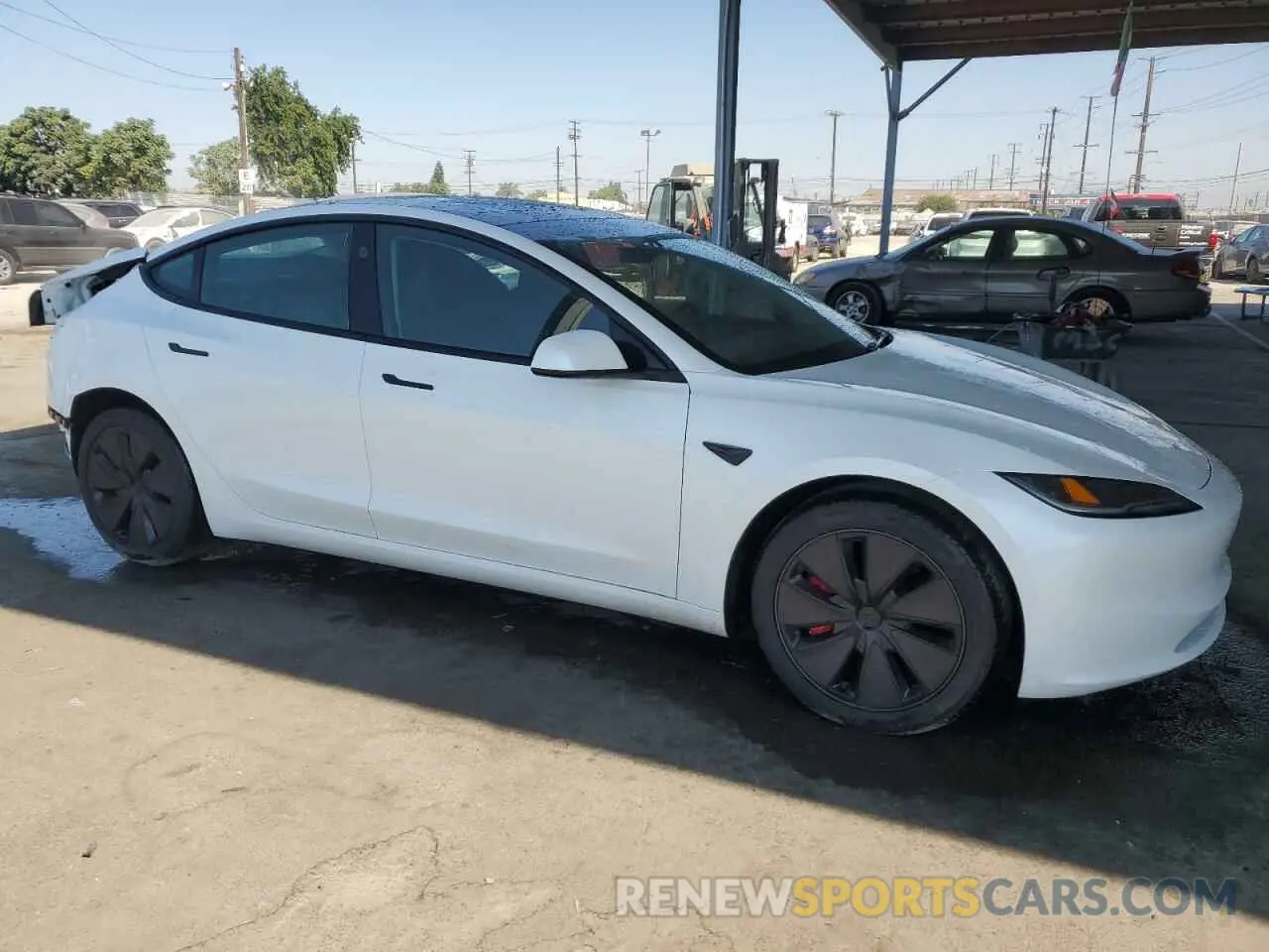 4 fotografías del automóvil dañado 5YJ3E1EA7RF738124 TESLA MODEL 3 2024