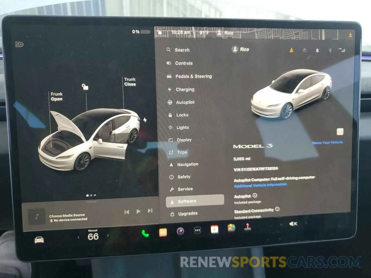 9 fotografías del automóvil dañado 5YJ3E1EA7RF738124 TESLA MODEL 3 2024