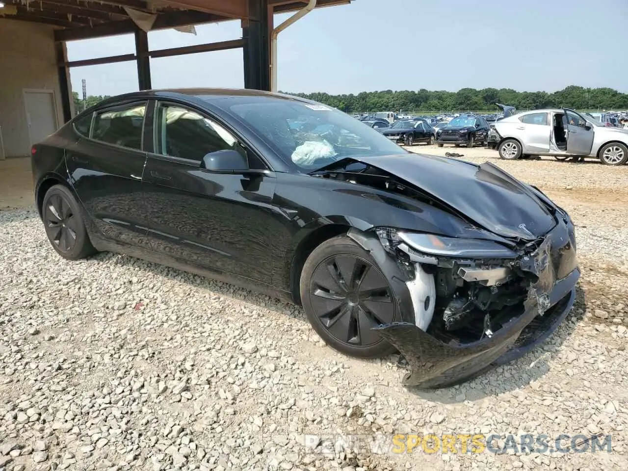 4 fotografías del automóvil dañado 5YJ3E1EA7RF738723 TESLA MODEL 3 2024