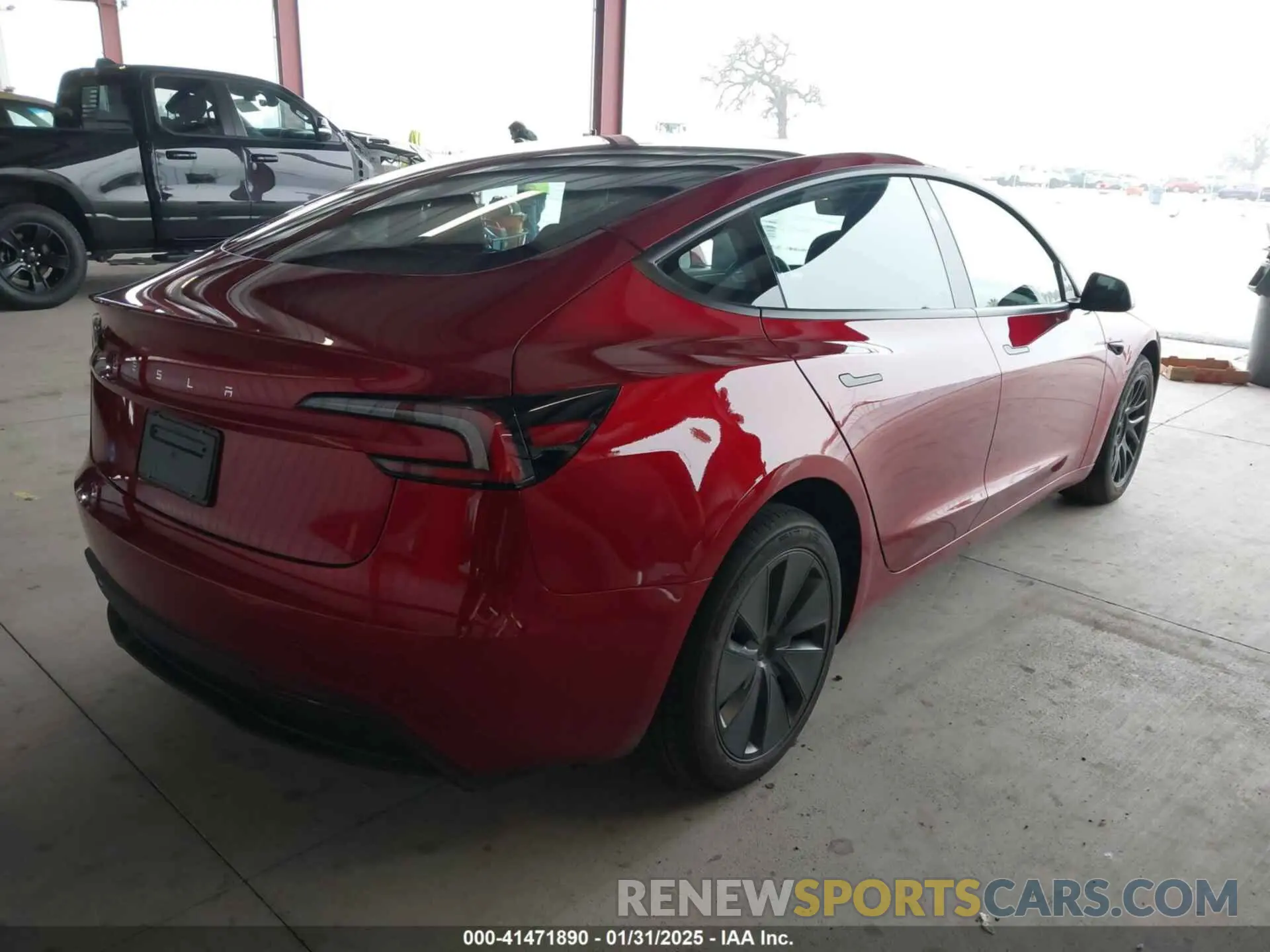 4 fotografías del automóvil dañado 5YJ3E1EA7RF746983 TESLA MODEL 3 2024