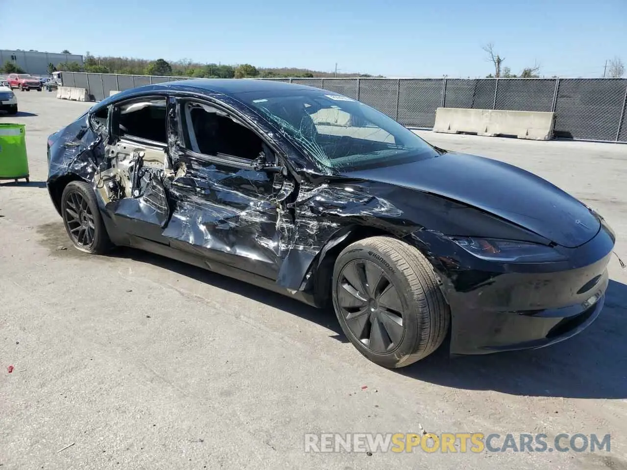 4 fotografías del automóvil dañado 5YJ3E1EA7RF747485 TESLA MODEL 3 2024