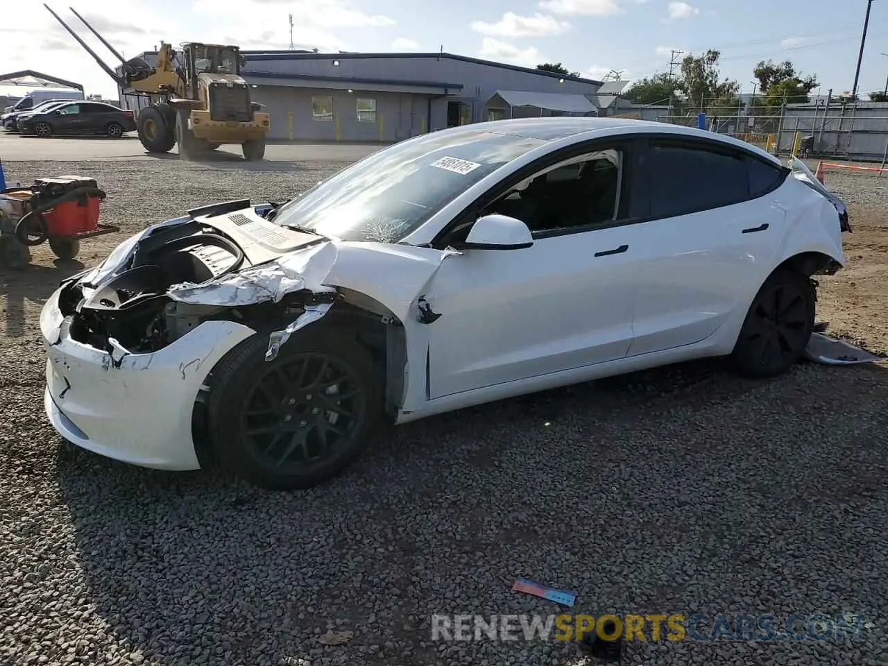 1 fotografías del automóvil dañado 5YJ3E1EA7RF749463 TESLA MODEL 3 2024