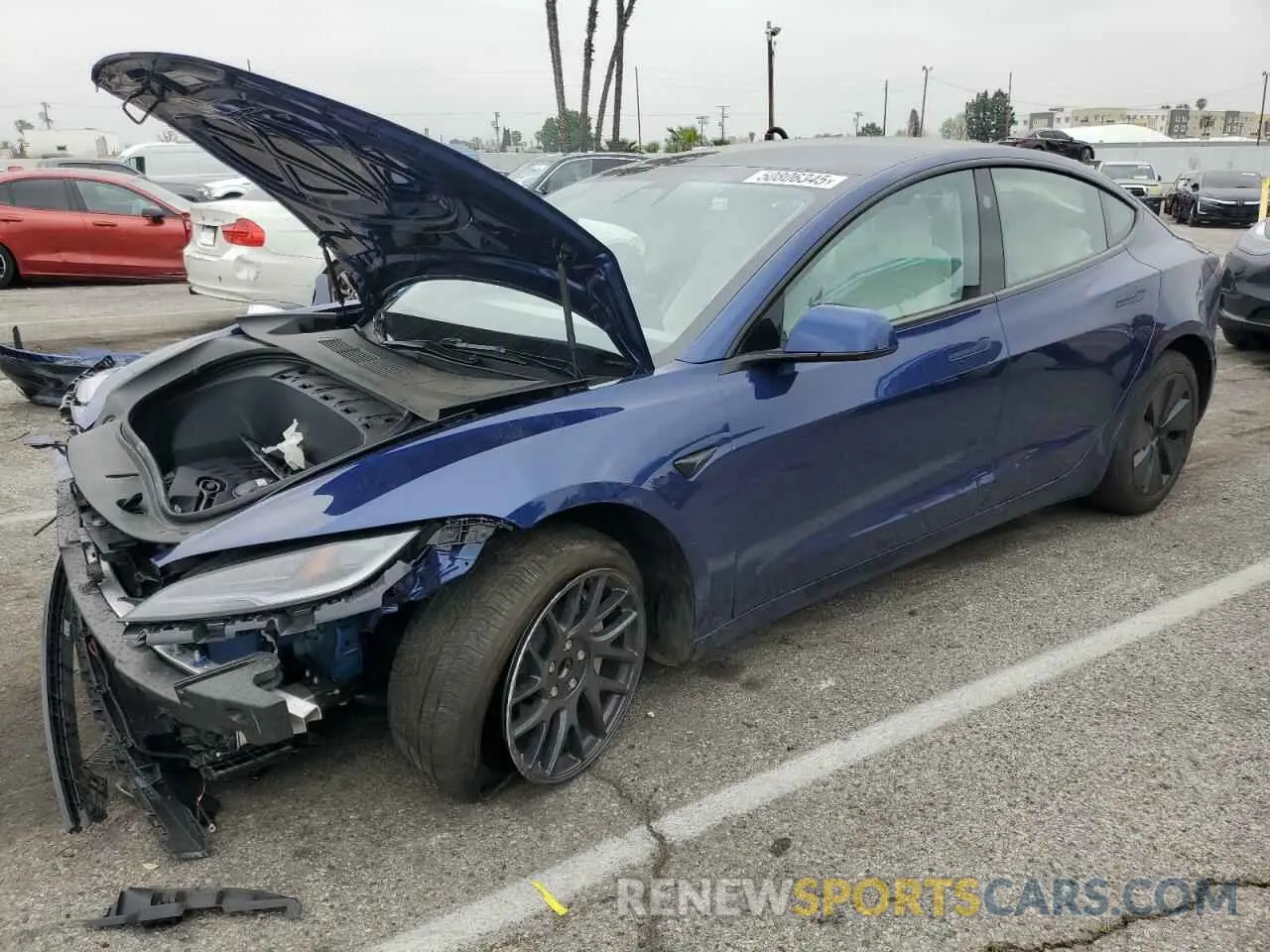 1 fotografías del automóvil dañado 5YJ3E1EA7RF771270 TESLA MODEL 3 2024