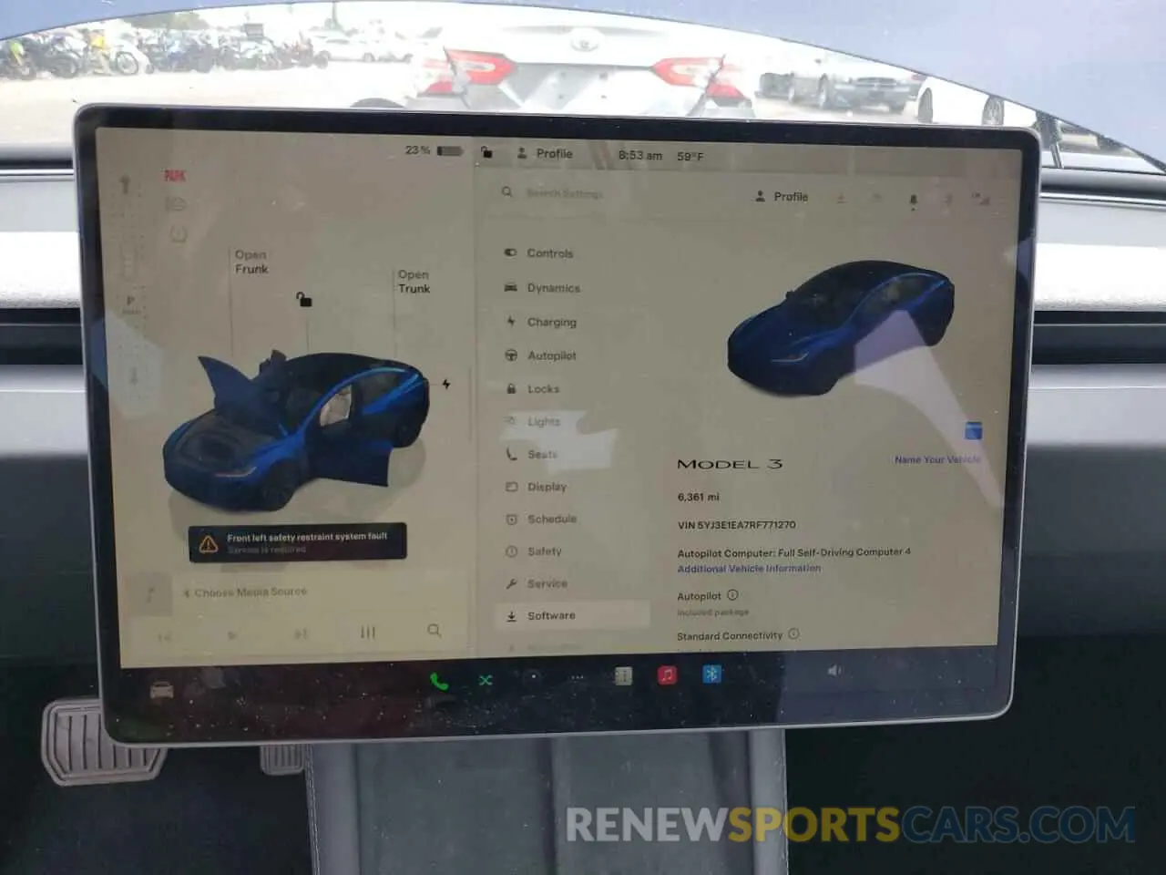 9 fotografías del automóvil dañado 5YJ3E1EA7RF771270 TESLA MODEL 3 2024