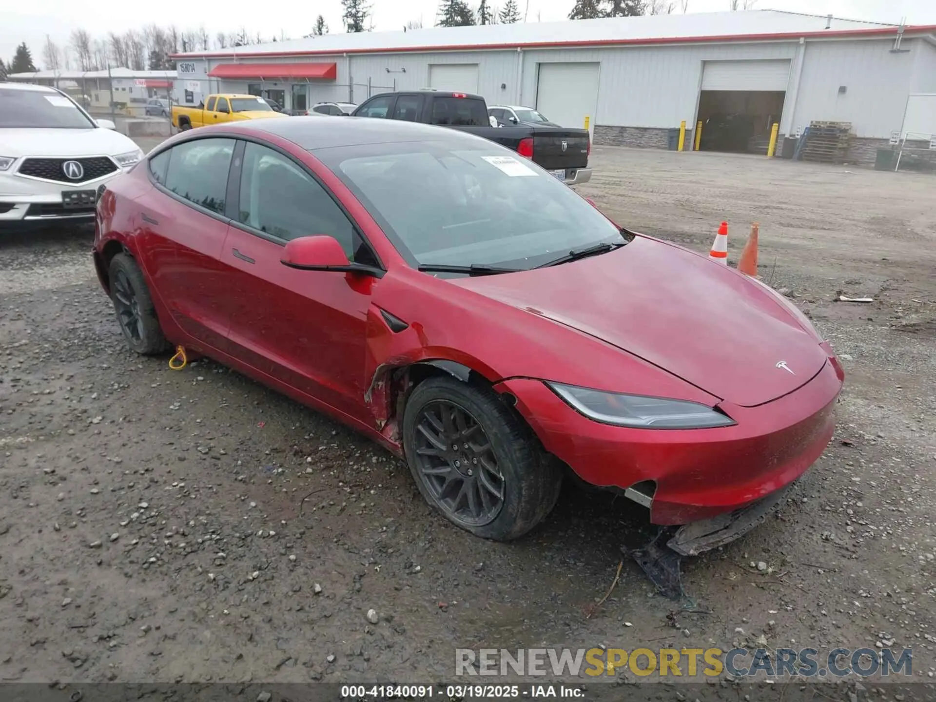 1 fotografías del automóvil dañado 5YJ3E1EA7RF785461 TESLA MODEL 3 2024