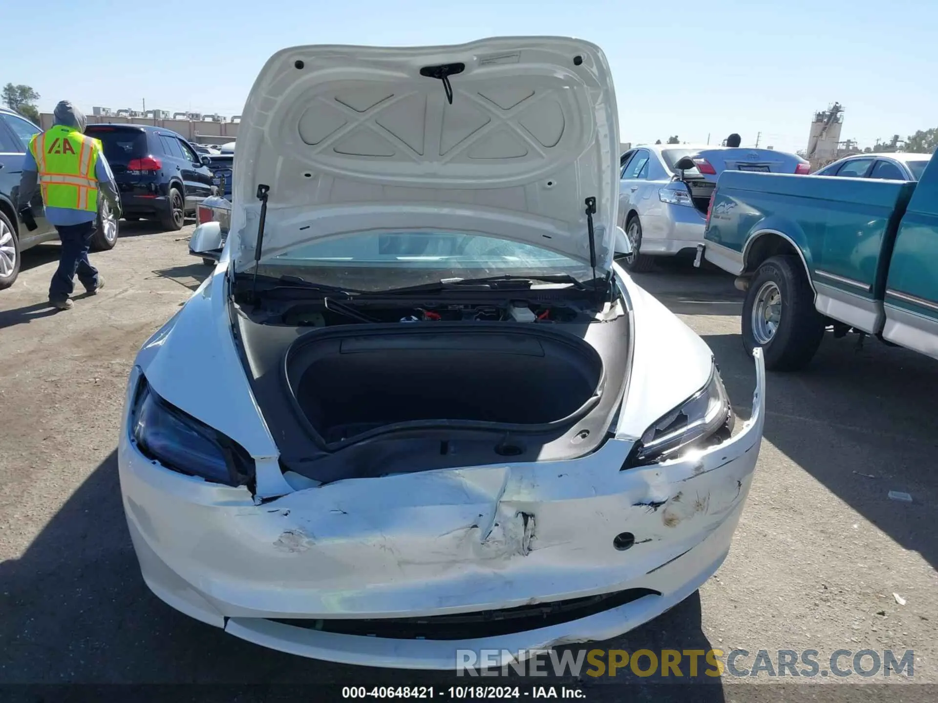 12 fotografías del automóvil dañado 5YJ3E1EA7RF812528 TESLA MODEL 3 2024
