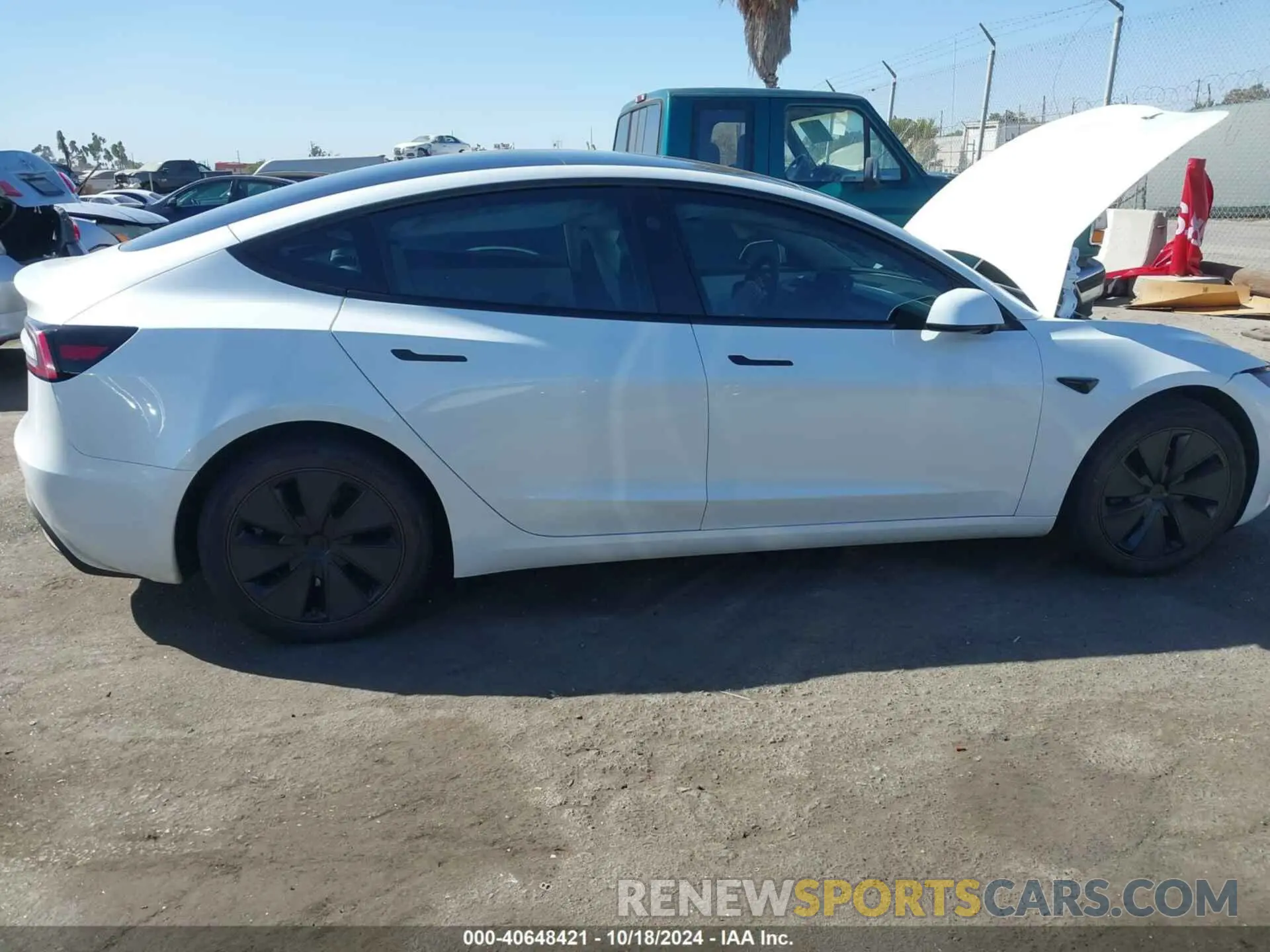 13 fotografías del automóvil dañado 5YJ3E1EA7RF812528 TESLA MODEL 3 2024
