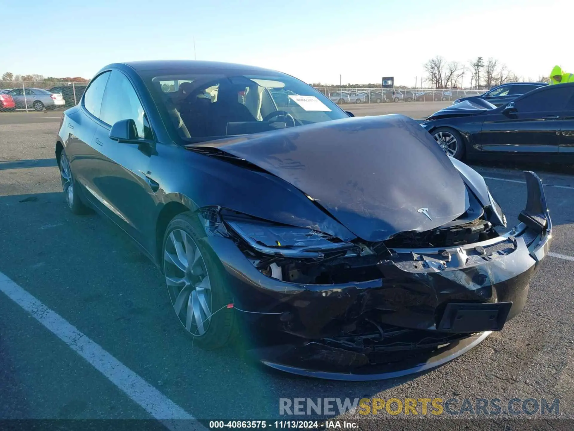 1 fotografías del automóvil dañado 5YJ3E1EA7RF853483 TESLA MODEL 3 2024