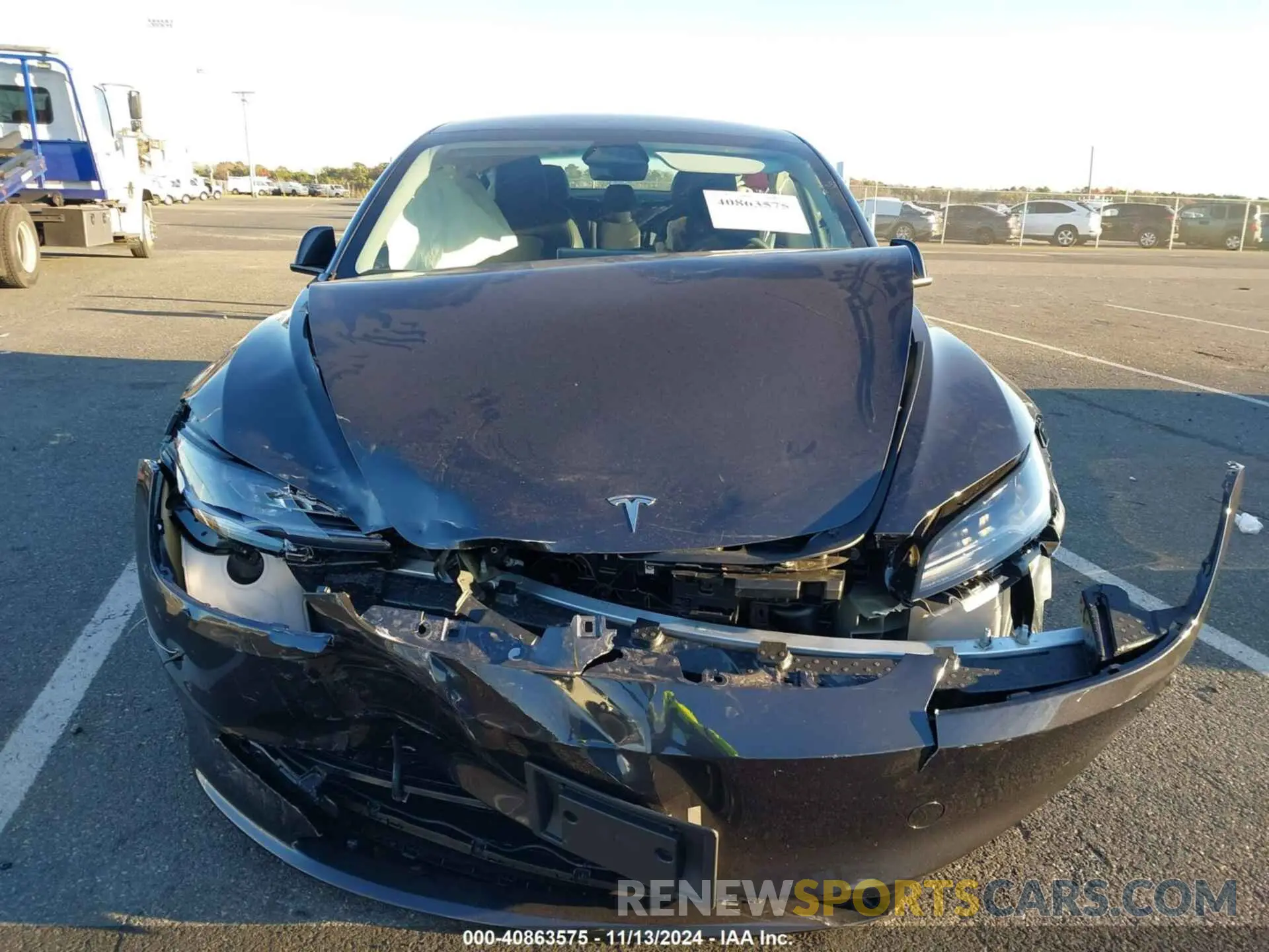12 fotografías del automóvil dañado 5YJ3E1EA7RF853483 TESLA MODEL 3 2024