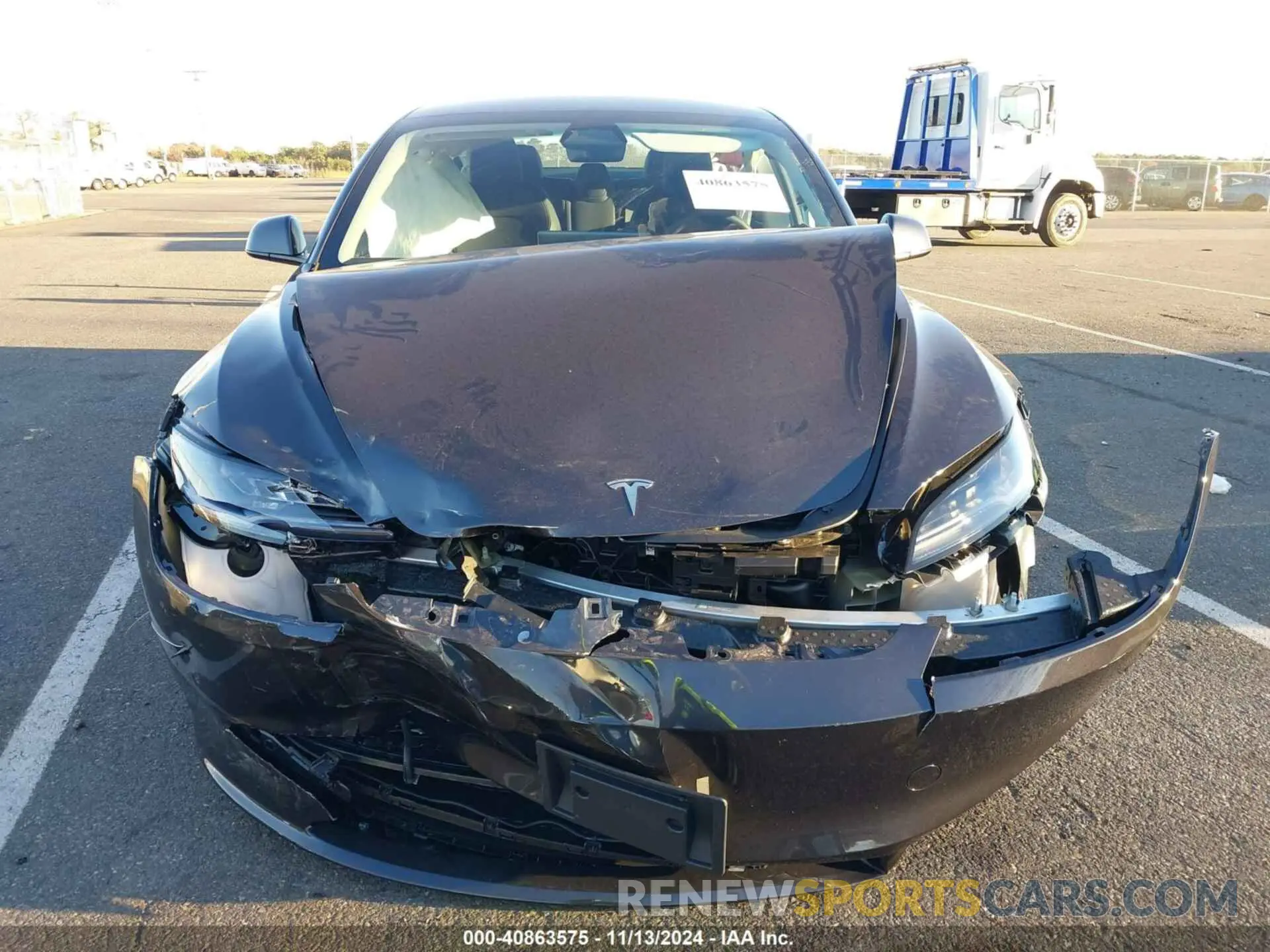 6 fotografías del automóvil dañado 5YJ3E1EA7RF853483 TESLA MODEL 3 2024