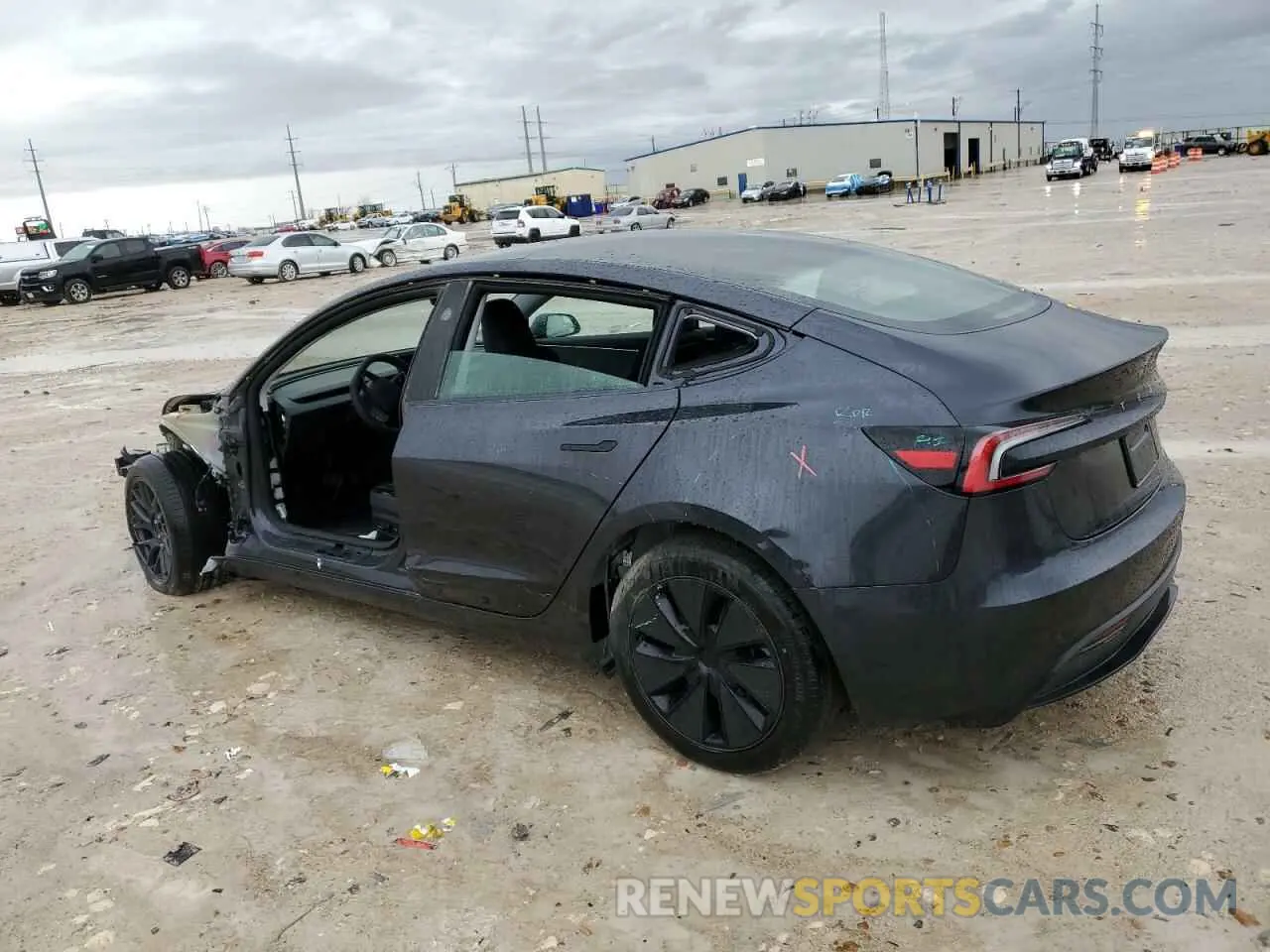 2 fotografías del automóvil dañado 5YJ3E1EA7RF862989 TESLA MODEL 3 2024