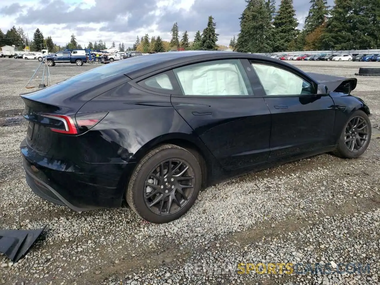3 fotografías del automóvil dañado 5YJ3E1EA8RF726757 TESLA MODEL 3 2024