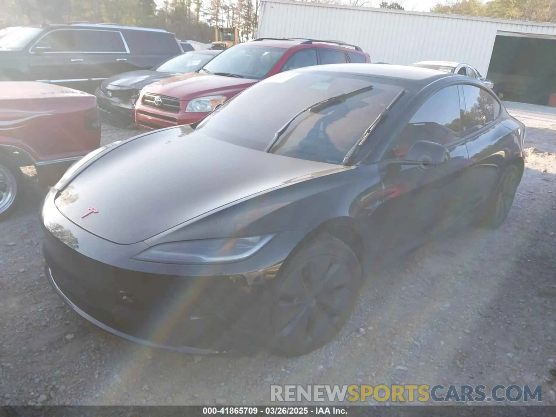 2 fotografías del automóvil dañado 5YJ3E1EA8RF728301 TESLA MODEL 3 2024