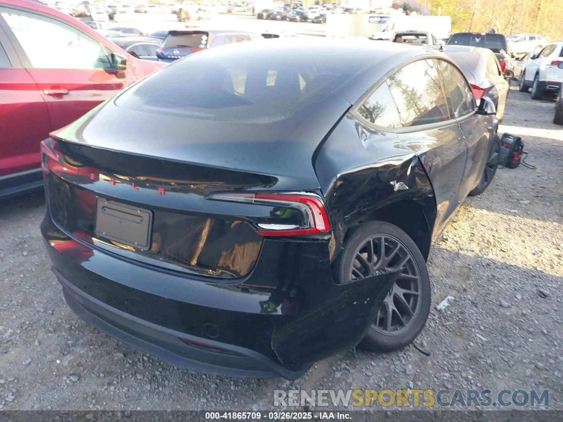 4 fotografías del automóvil dañado 5YJ3E1EA8RF728301 TESLA MODEL 3 2024