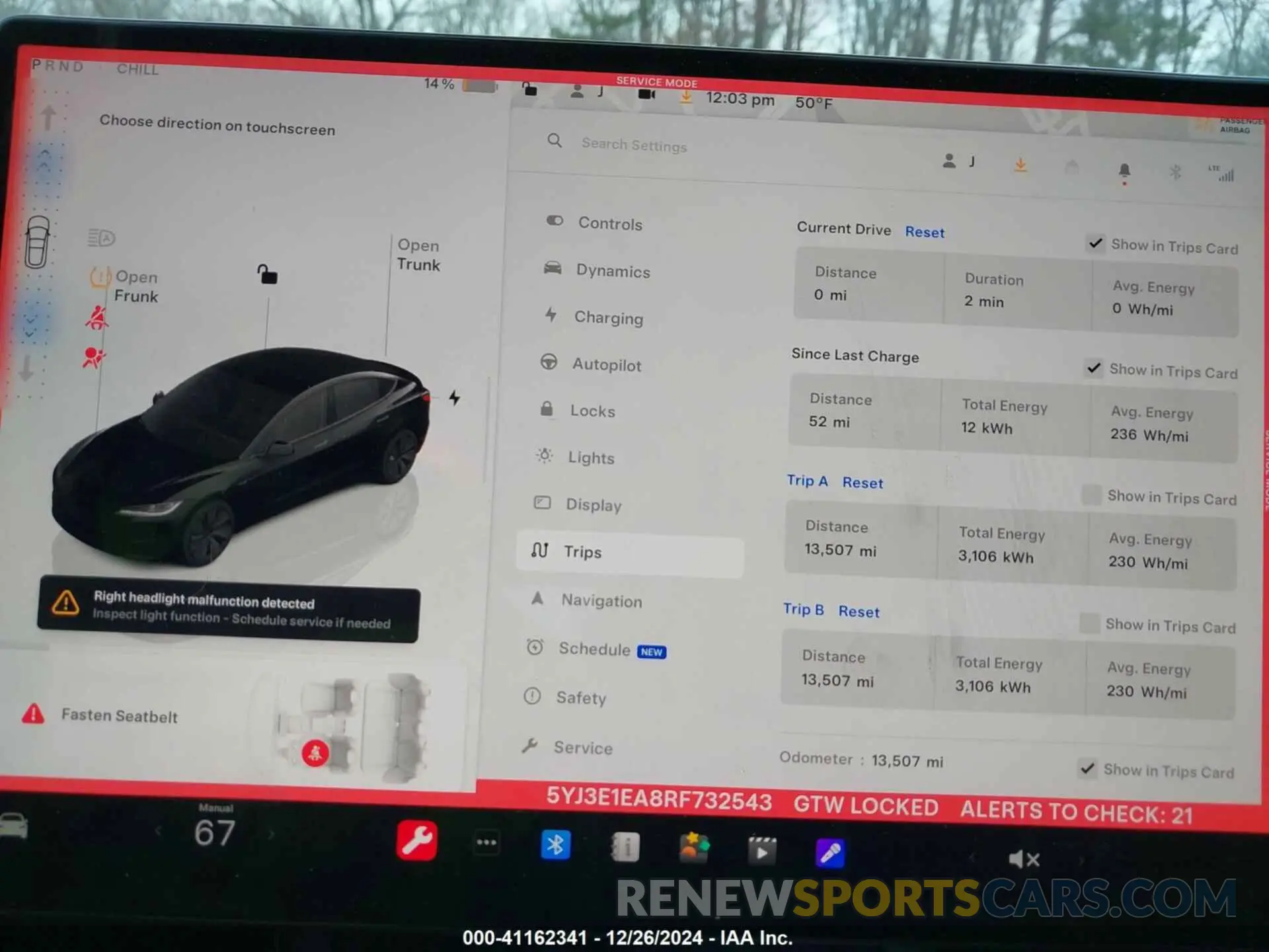 19 fotografías del automóvil dañado 5YJ3E1EA8RF732543 TESLA MODEL 3 2024
