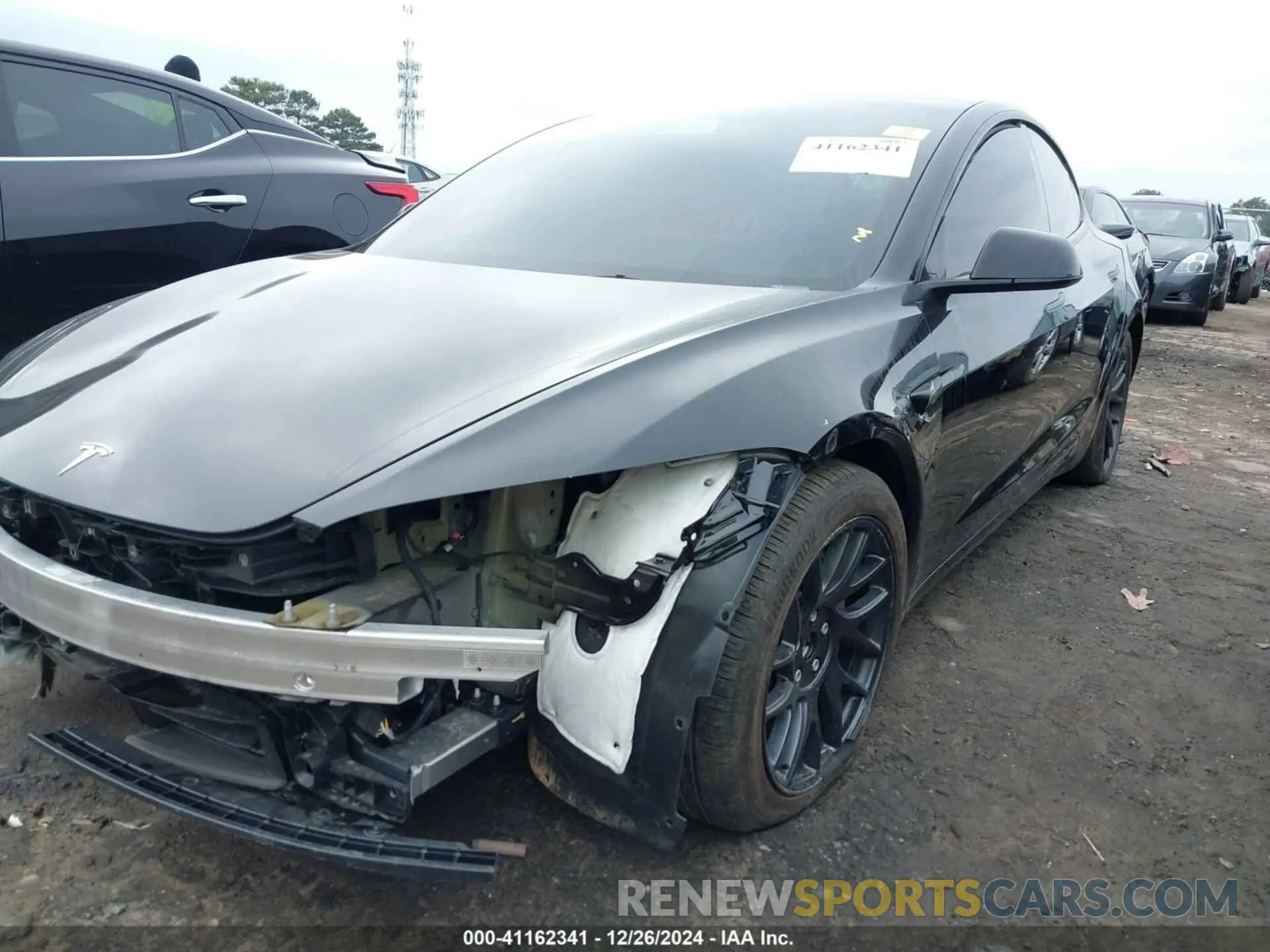 6 fotografías del automóvil dañado 5YJ3E1EA8RF732543 TESLA MODEL 3 2024