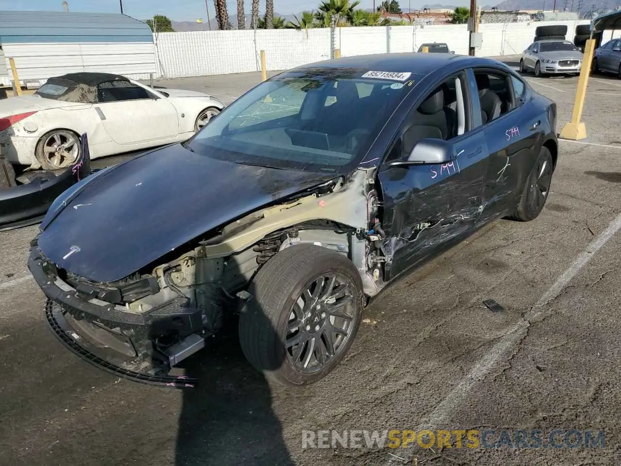 1 fotografías del automóvil dañado 5YJ3E1EA8RF744353 TESLA MODEL 3 2024
