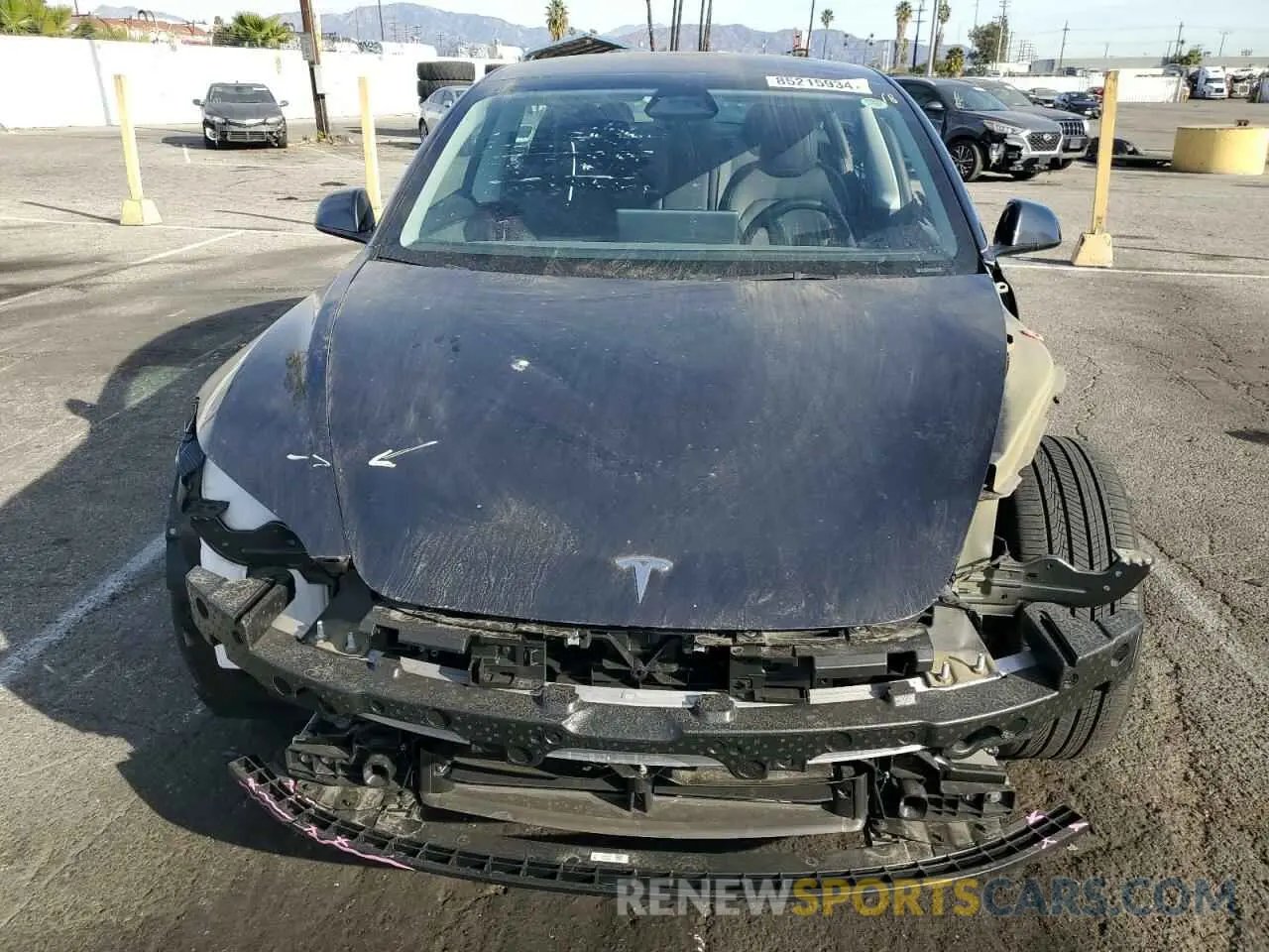 5 fotografías del automóvil dañado 5YJ3E1EA8RF744353 TESLA MODEL 3 2024