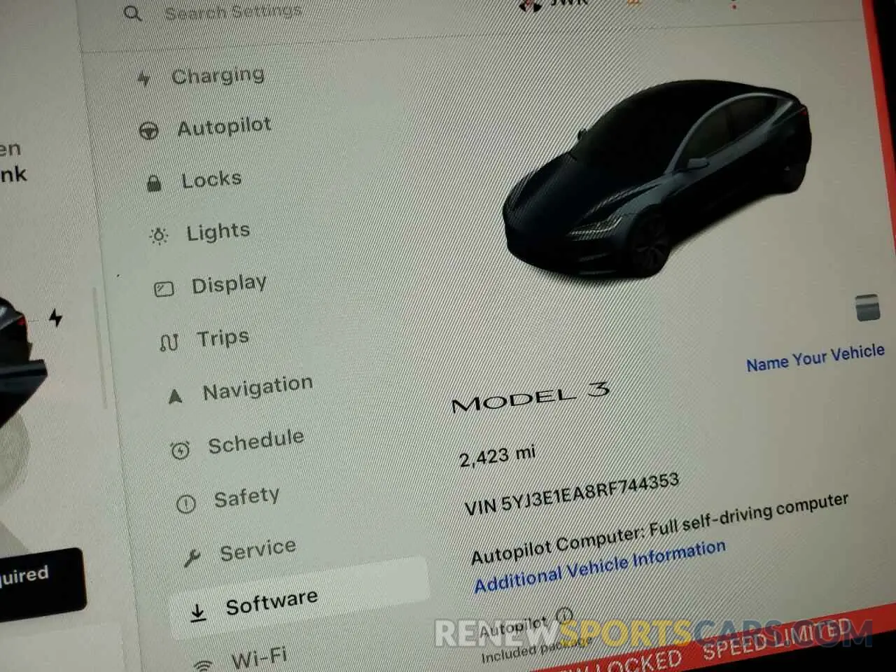 9 fotografías del automóvil dañado 5YJ3E1EA8RF744353 TESLA MODEL 3 2024