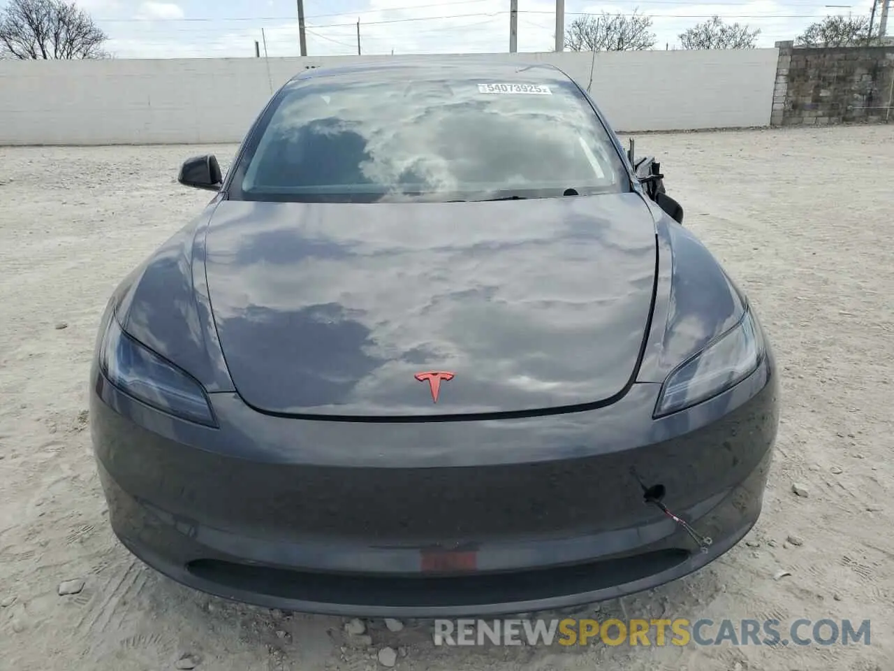 5 fotografías del automóvil dañado 5YJ3E1EA8RF749228 TESLA MODEL 3 2024