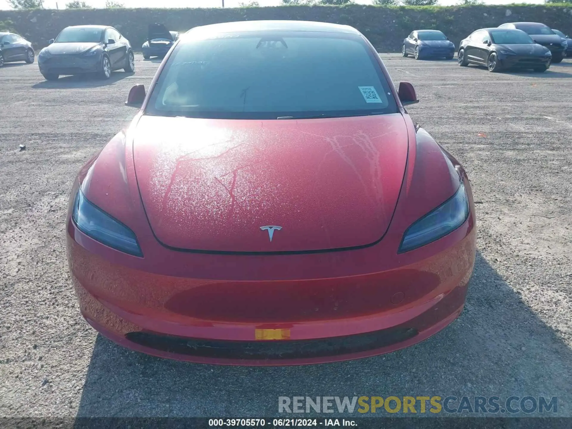6 fotografías del automóvil dañado 5YJ3E1EA8RF752663 TESLA MODEL 3 2024