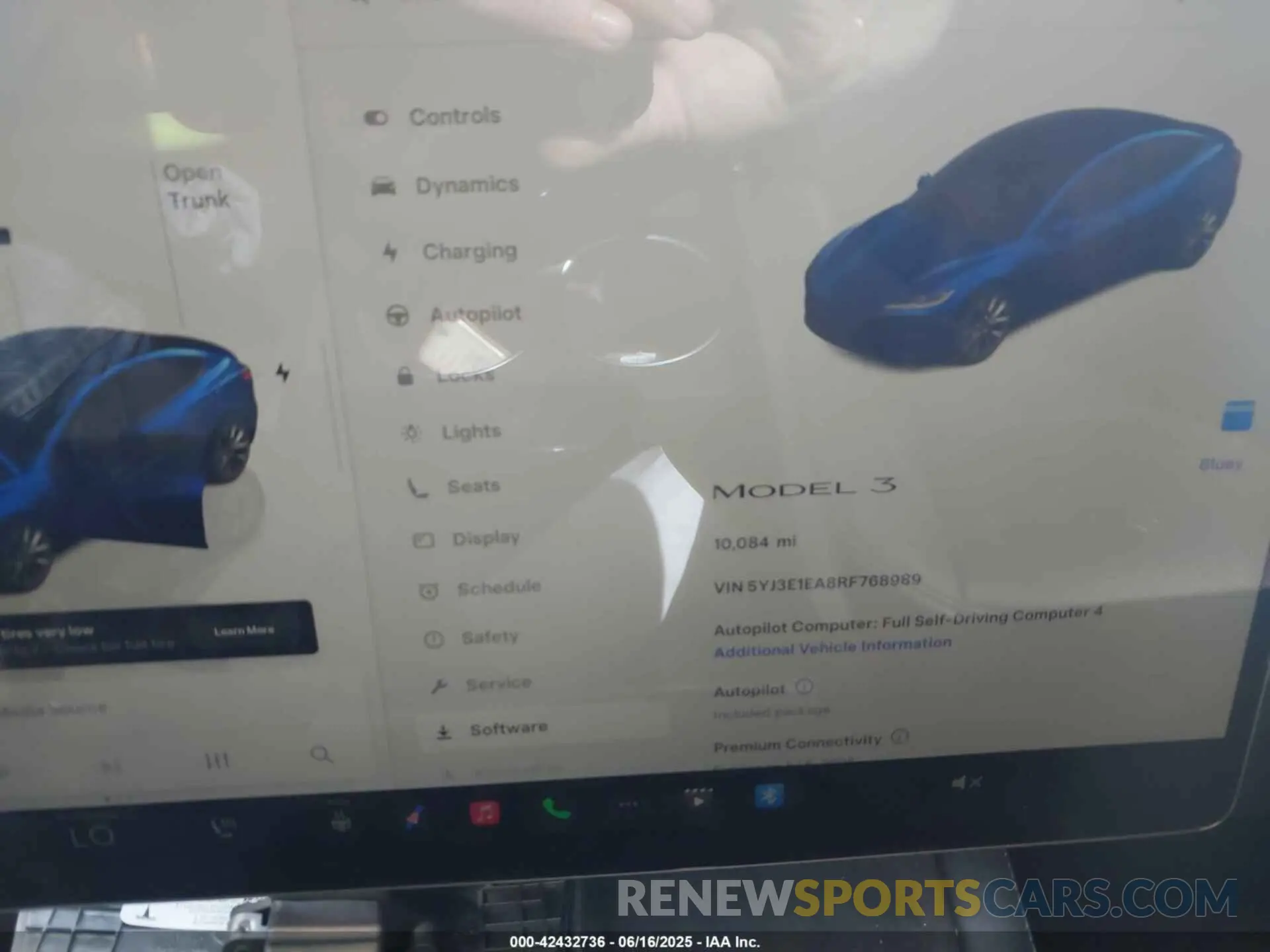 16 fotografías del automóvil dañado 5YJ3E1EA8RF768989 TESLA MODEL 3 2024