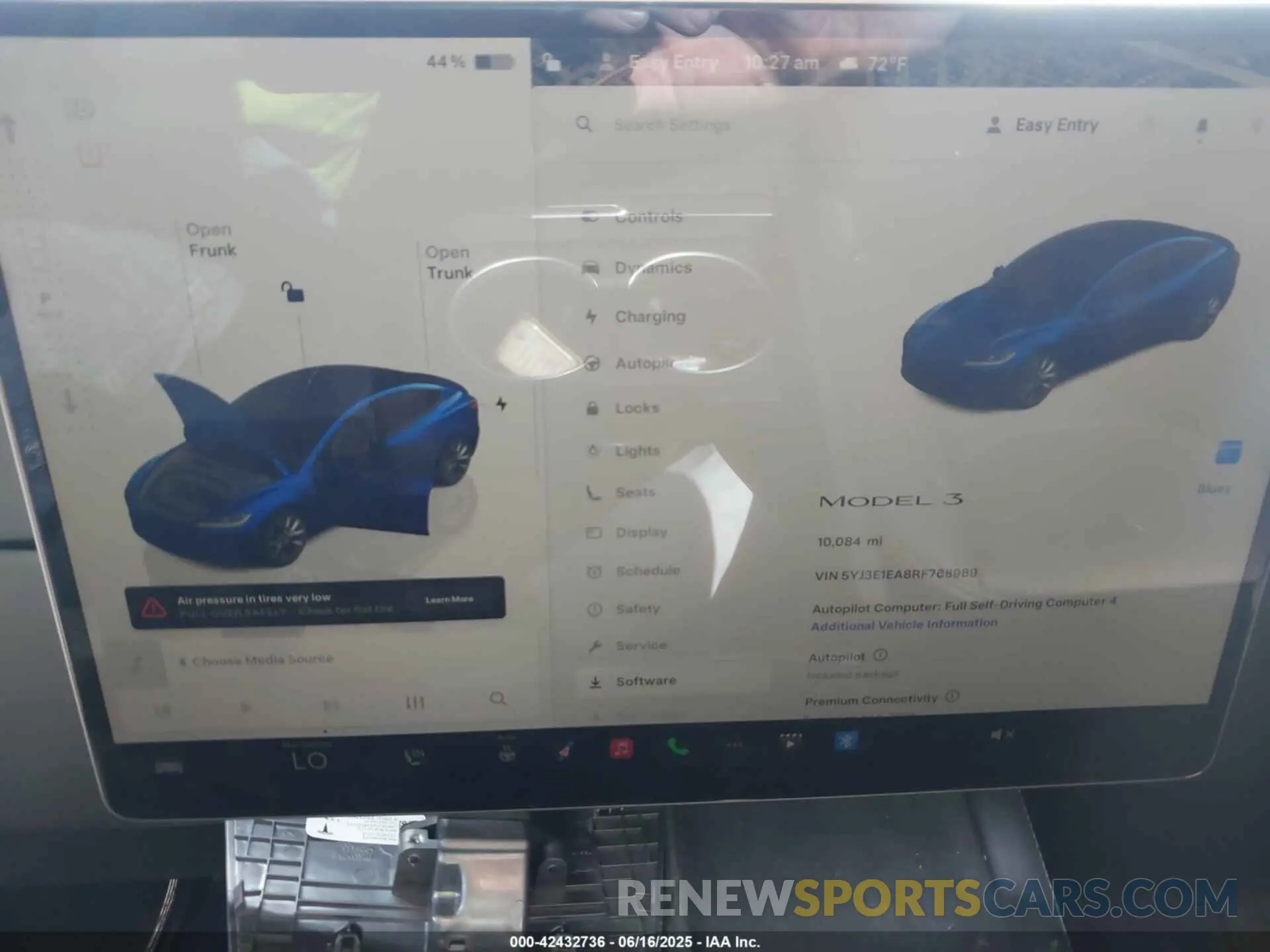 7 fotografías del automóvil dañado 5YJ3E1EA8RF768989 TESLA MODEL 3 2024