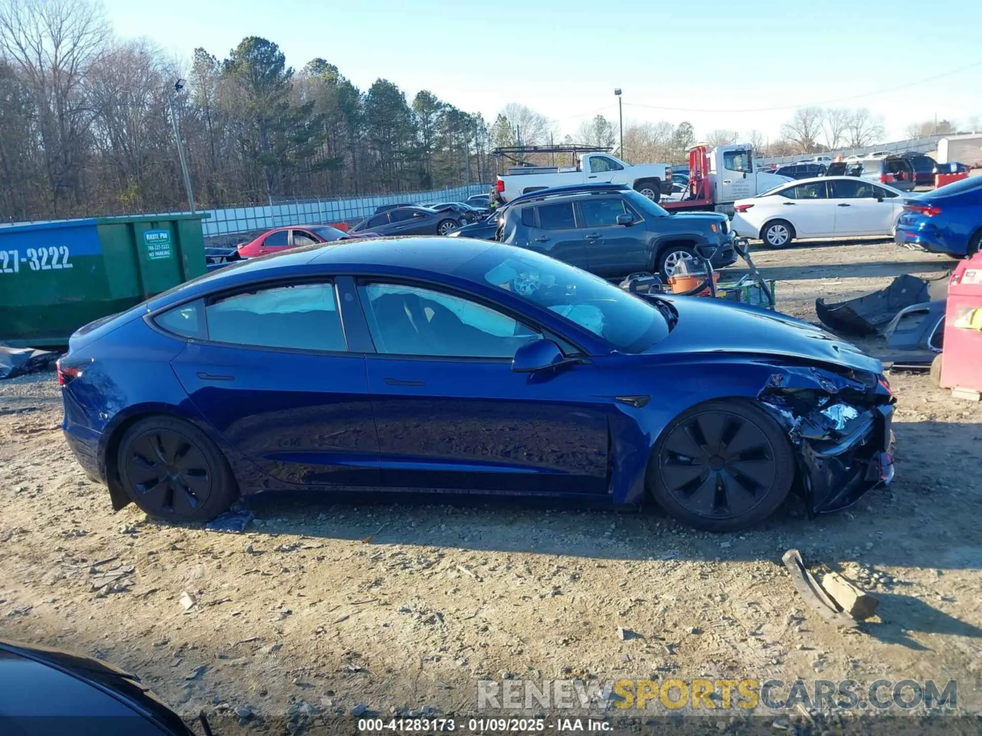 13 fotografías del automóvil dañado 5YJ3E1EA8RF824414 TESLA MODEL 3 2024