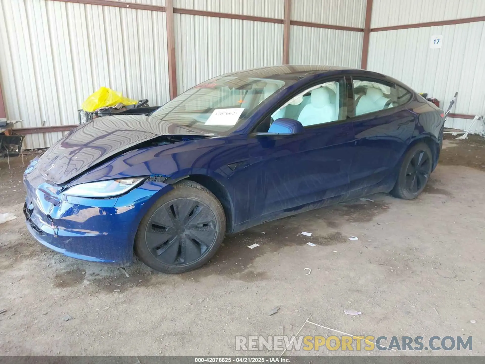 2 fotografías del automóvil dañado 5YJ3E1EA8RF833727 TESLA MODEL 3 2024