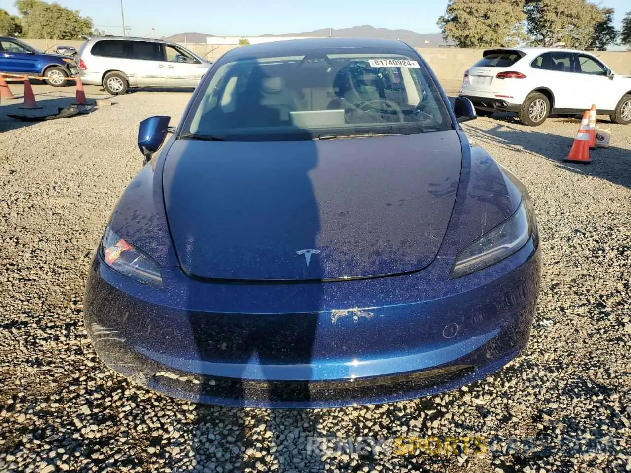 5 fotografías del automóvil dañado 5YJ3E1EA8RF844758 TESLA MODEL 3 2024