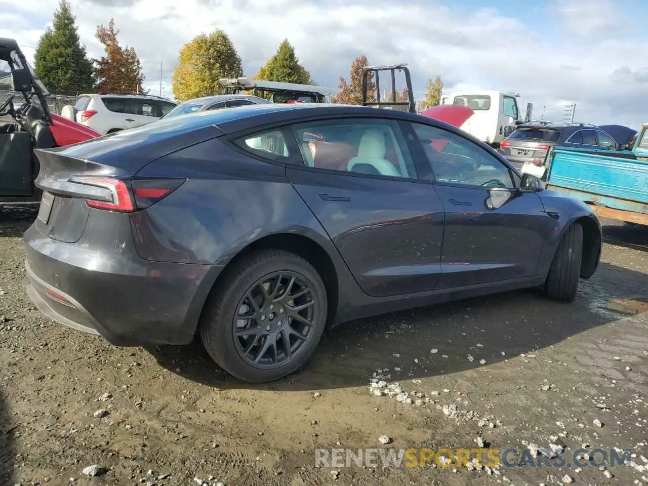 3 fotografías del automóvil dañado 5YJ3E1EA8RF846123 TESLA MODEL 3 2024