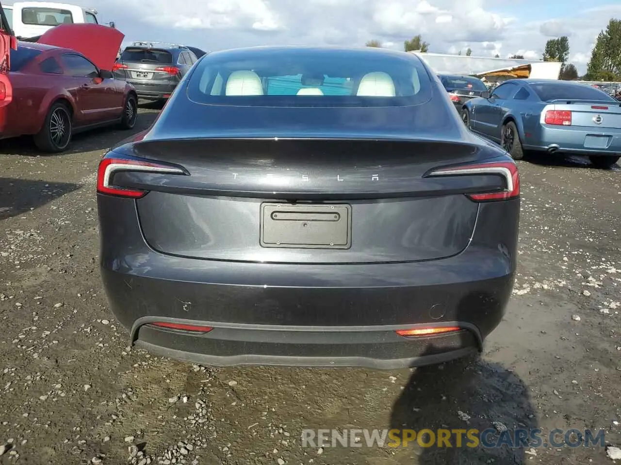 6 fotografías del automóvil dañado 5YJ3E1EA8RF846123 TESLA MODEL 3 2024