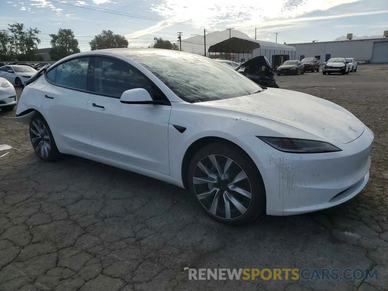 4 fotografías del automóvil dañado 5YJ3E1EA8RF853170 TESLA MODEL 3 2024
