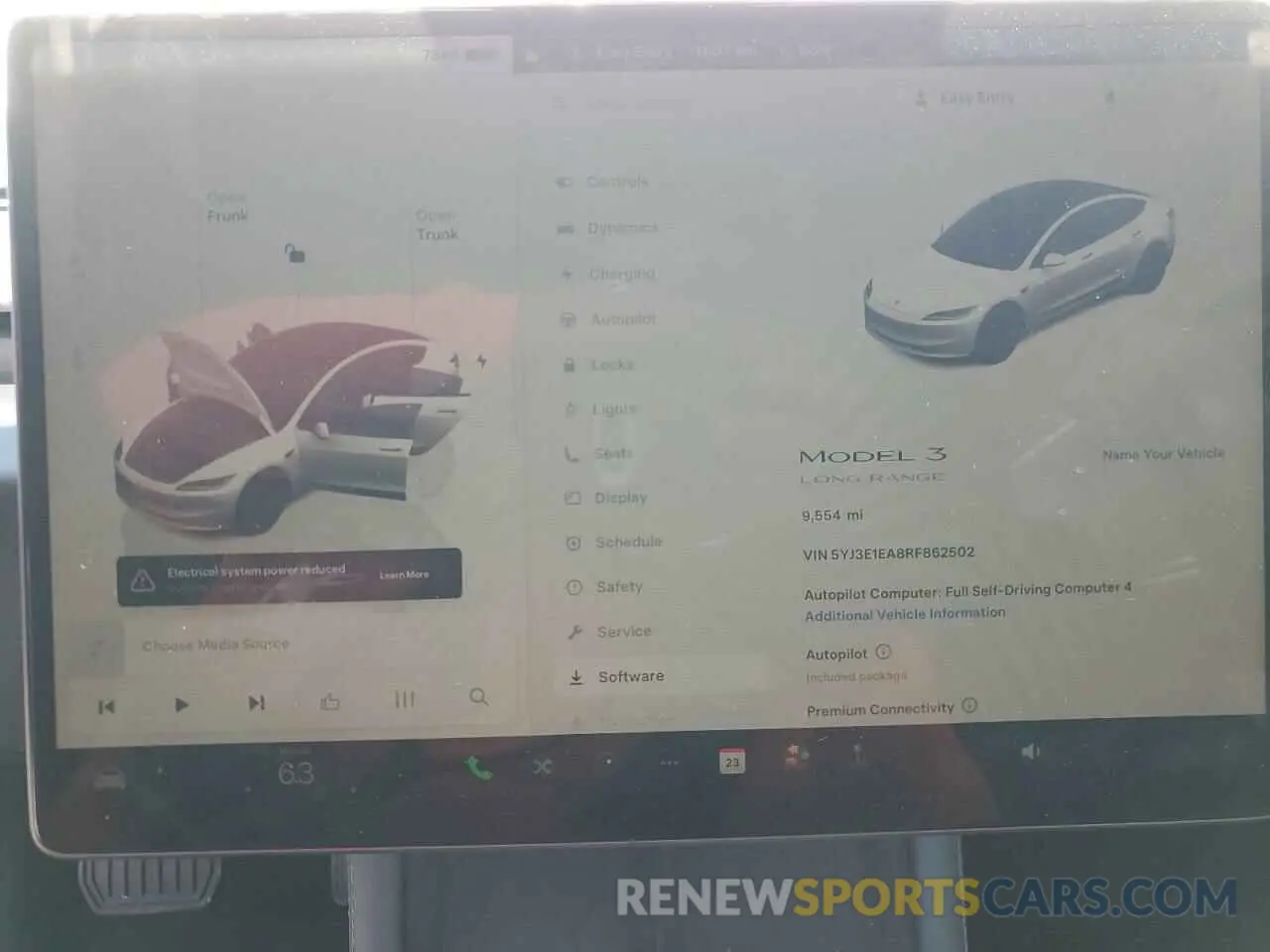 9 fotografías del automóvil dañado 5YJ3E1EA8RF862502 TESLA MODEL 3 2024
