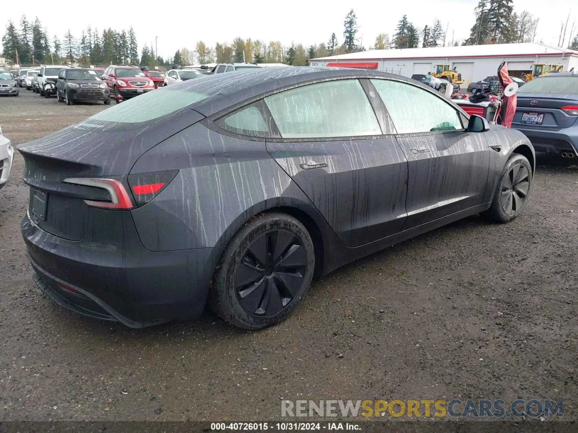 4 fotografías del automóvil dañado 5YJ3E1EA8RF865982 TESLA MODEL 3 2024