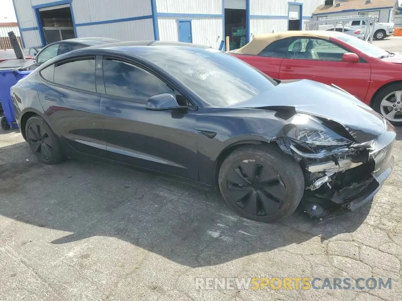 4 fotografías del automóvil dañado 5YJ3E1EA9RF740148 TESLA MODEL 3 2024
