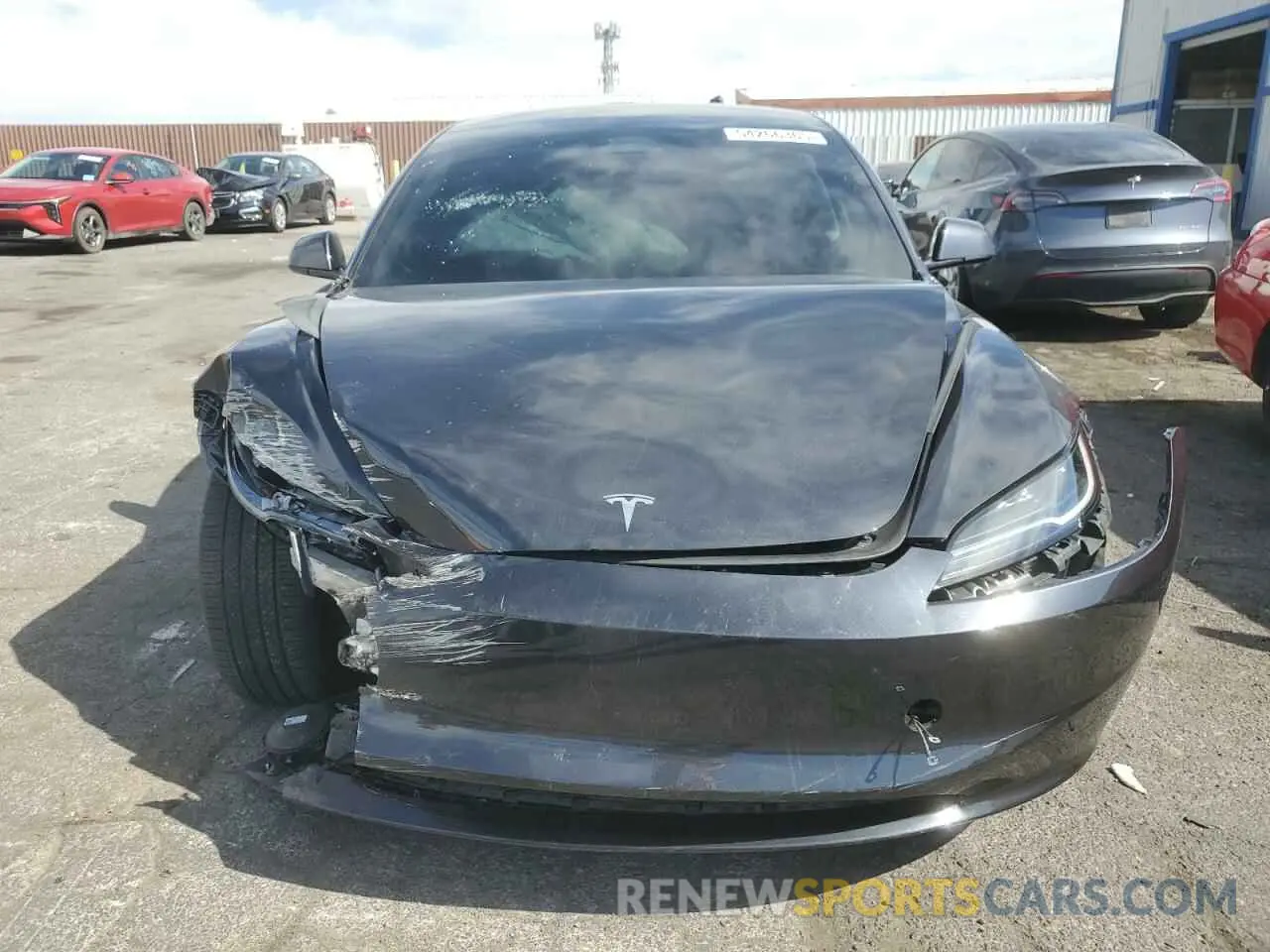5 fotografías del automóvil dañado 5YJ3E1EA9RF740148 TESLA MODEL 3 2024