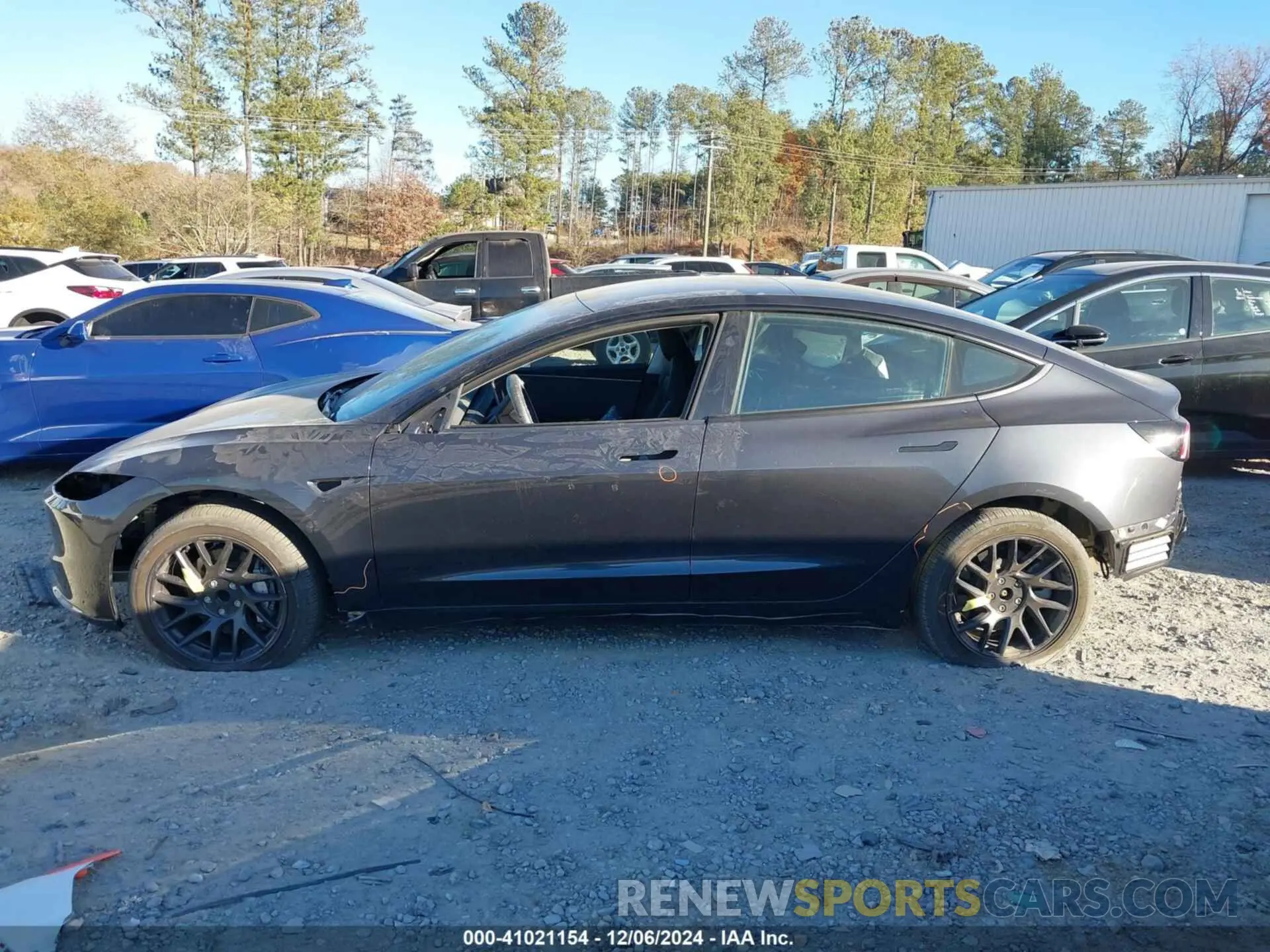 14 fotografías del automóvil dañado 5YJ3E1EA9RF741395 TESLA MODEL 3 2024