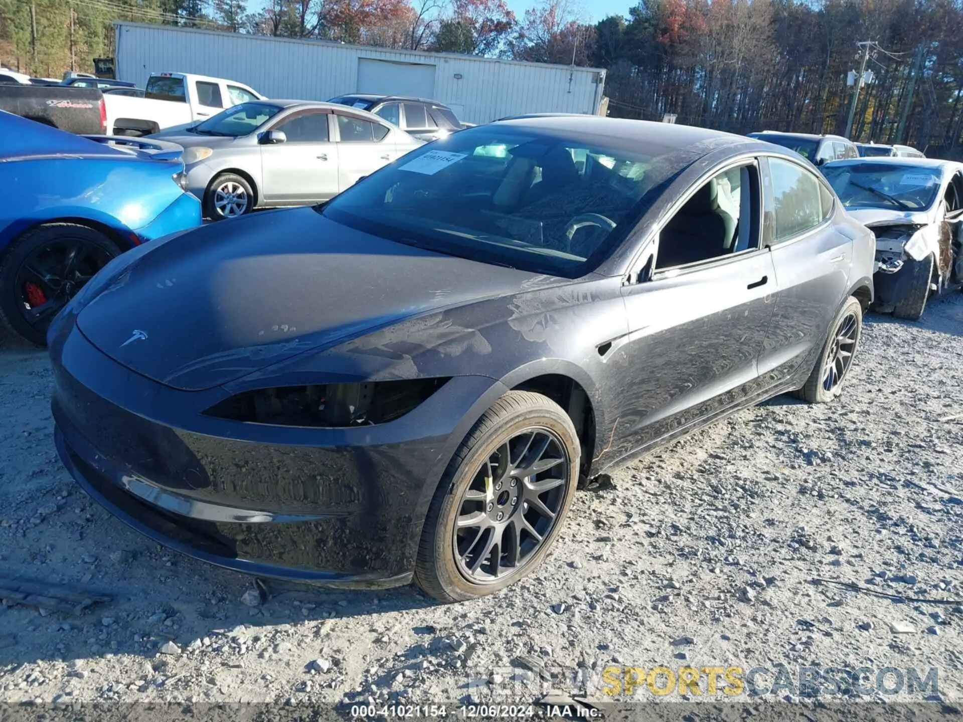 6 fotografías del automóvil dañado 5YJ3E1EA9RF741395 TESLA MODEL 3 2024
