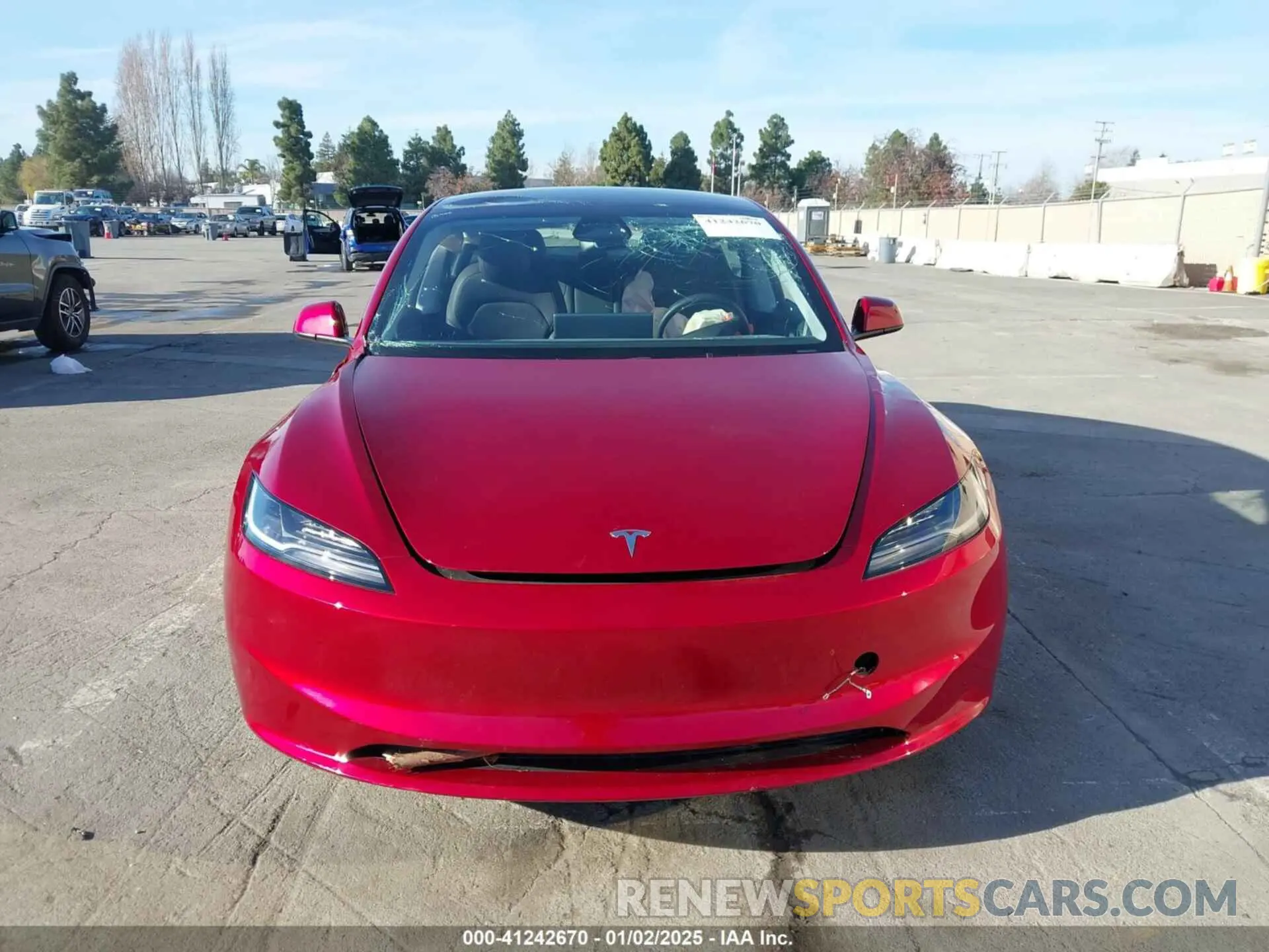 12 fotografías del automóvil dañado 5YJ3E1EA9RF741753 TESLA MODEL 3 2024